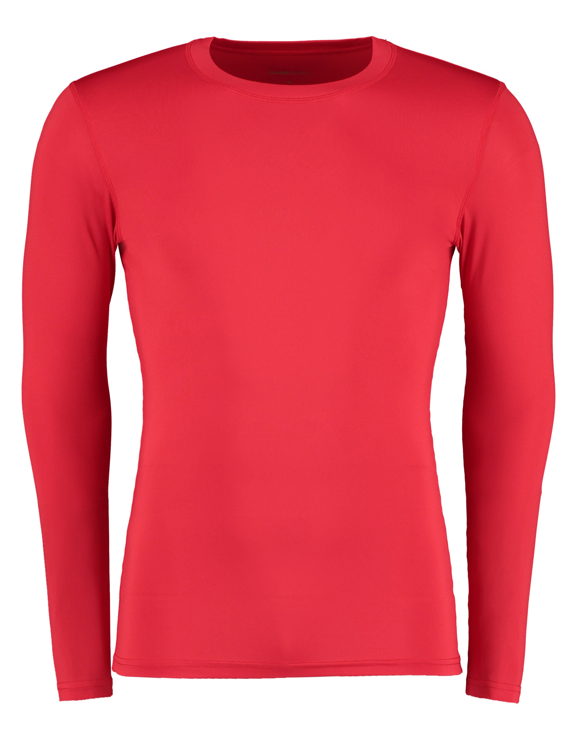 Kustom Kit Mens Warmtex LS Baselayer kk979 - Red - Customisable Sportswear