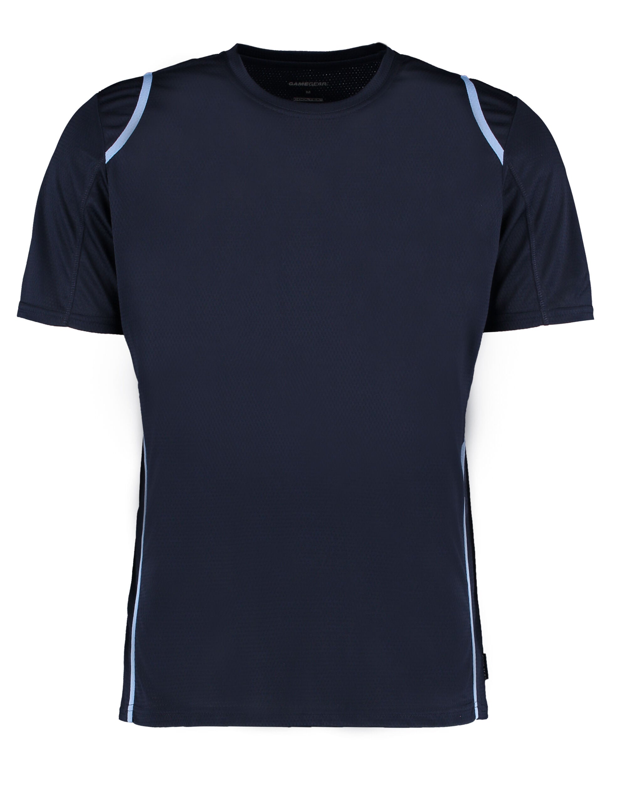 Kustom Kit Mens Cooltex Contrast Tee KK991 - Navy Light Blue - Customisable Sportswear