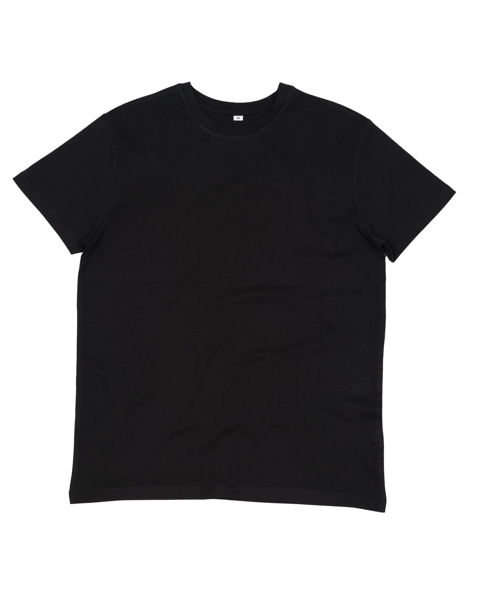 Mantis Mens EShort Sleeveential Organic T M01 - Black - Customisable T-Shirts