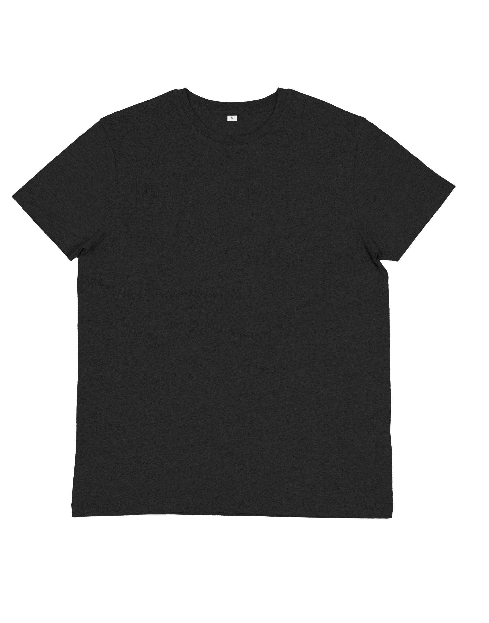 Mantis Mens EShort Sleeveential Organic T M01 - Charcoal Grey Melange - Customisable T-Shirts