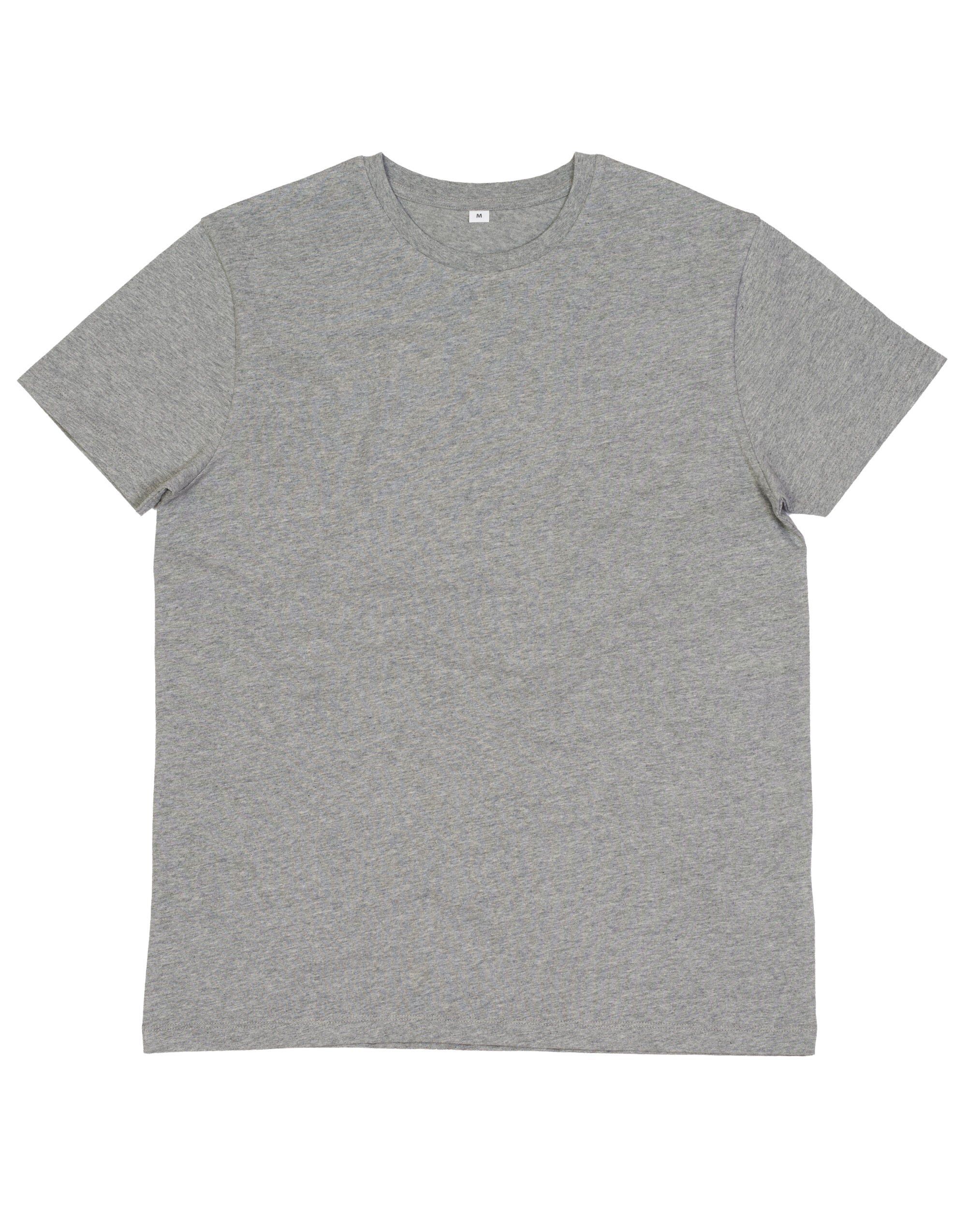 Mantis Mens EShort Sleeveential Organic T M01 - Heather Grey Melange - Customisable T-Shirts