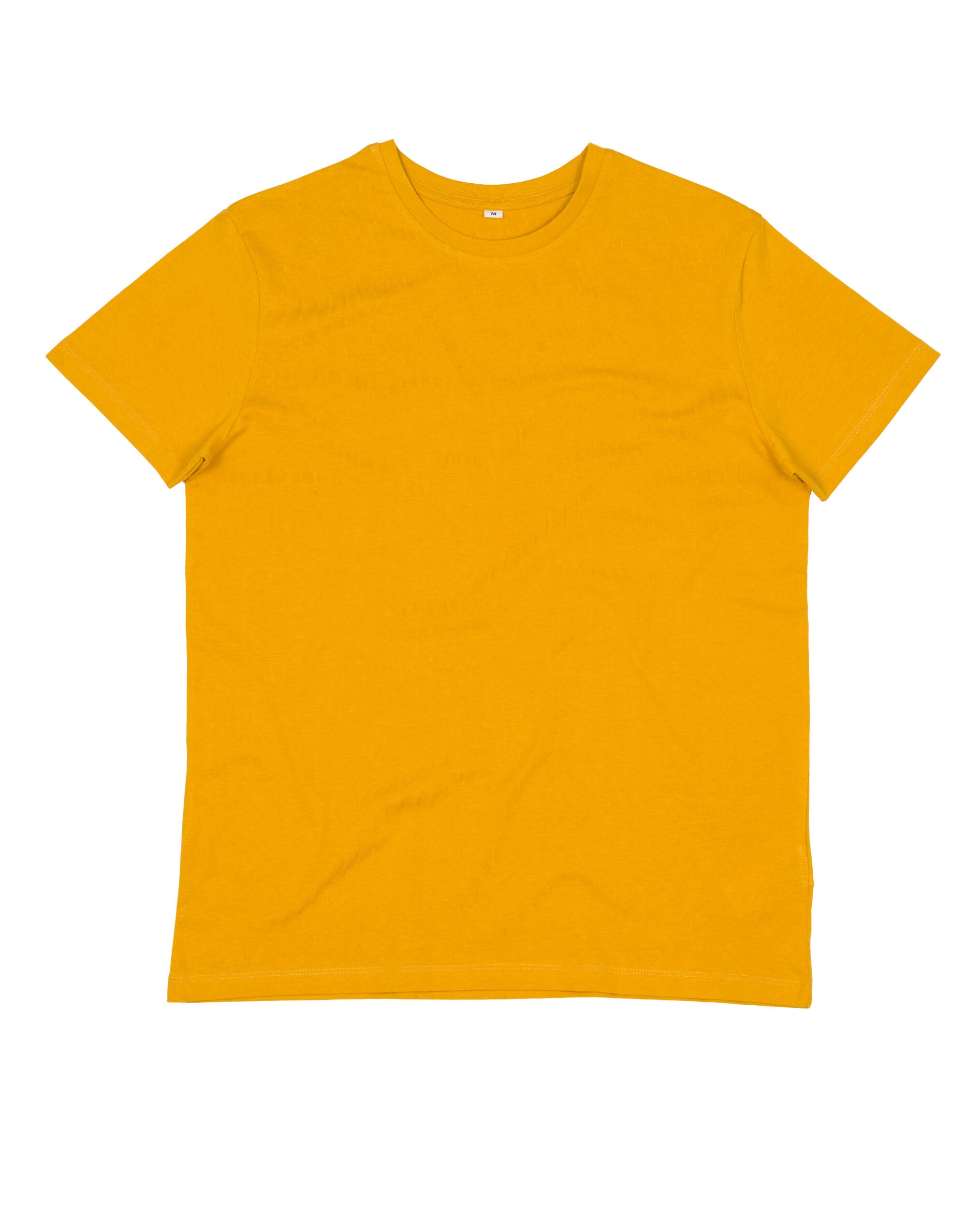 Mantis Mens EShort Sleeveential Organic T M01 - Mustard - Customisable T-Shirts