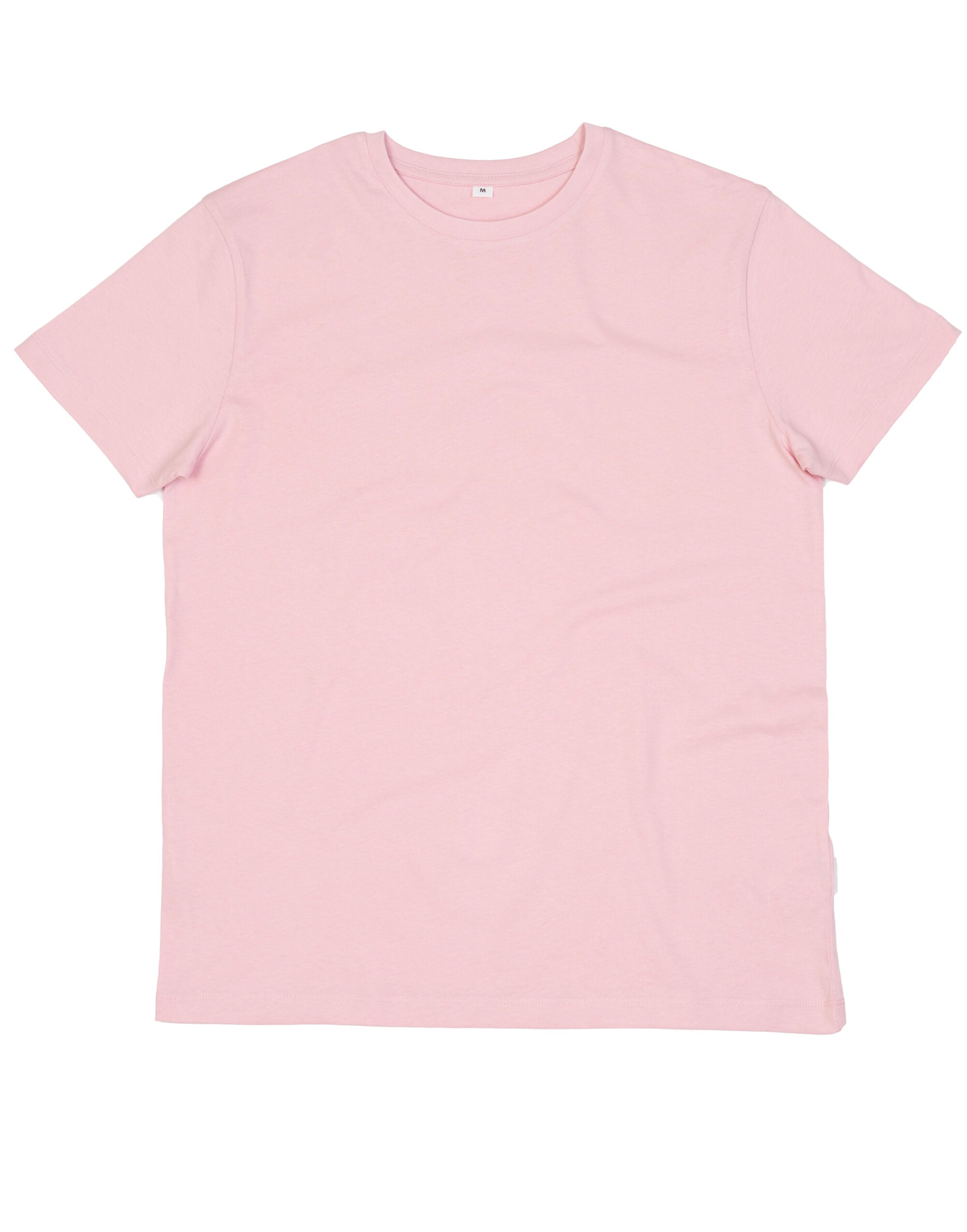 Mantis Mens EShort Sleeveential Organic T M01 - Soft Pink - Customisable T-Shirts
