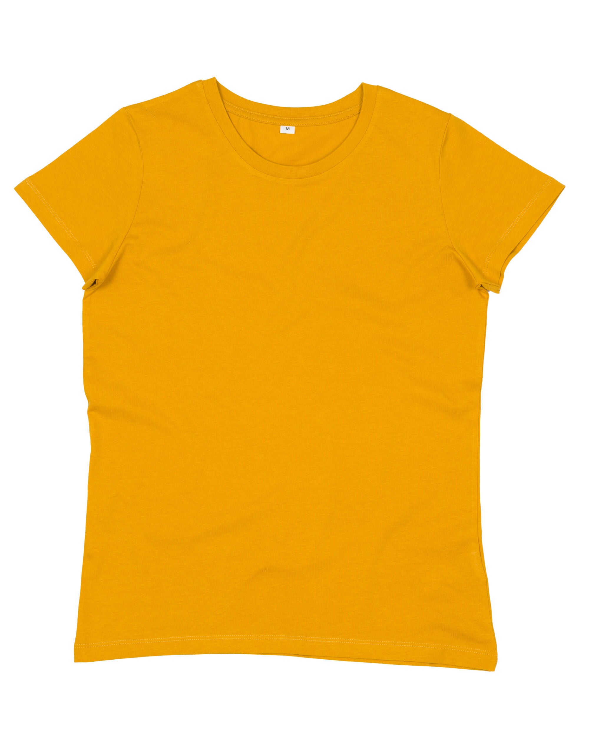 Mantis Womens EShort Sleeveential Organic T M02 - Mustard - Customisable T-Shirts