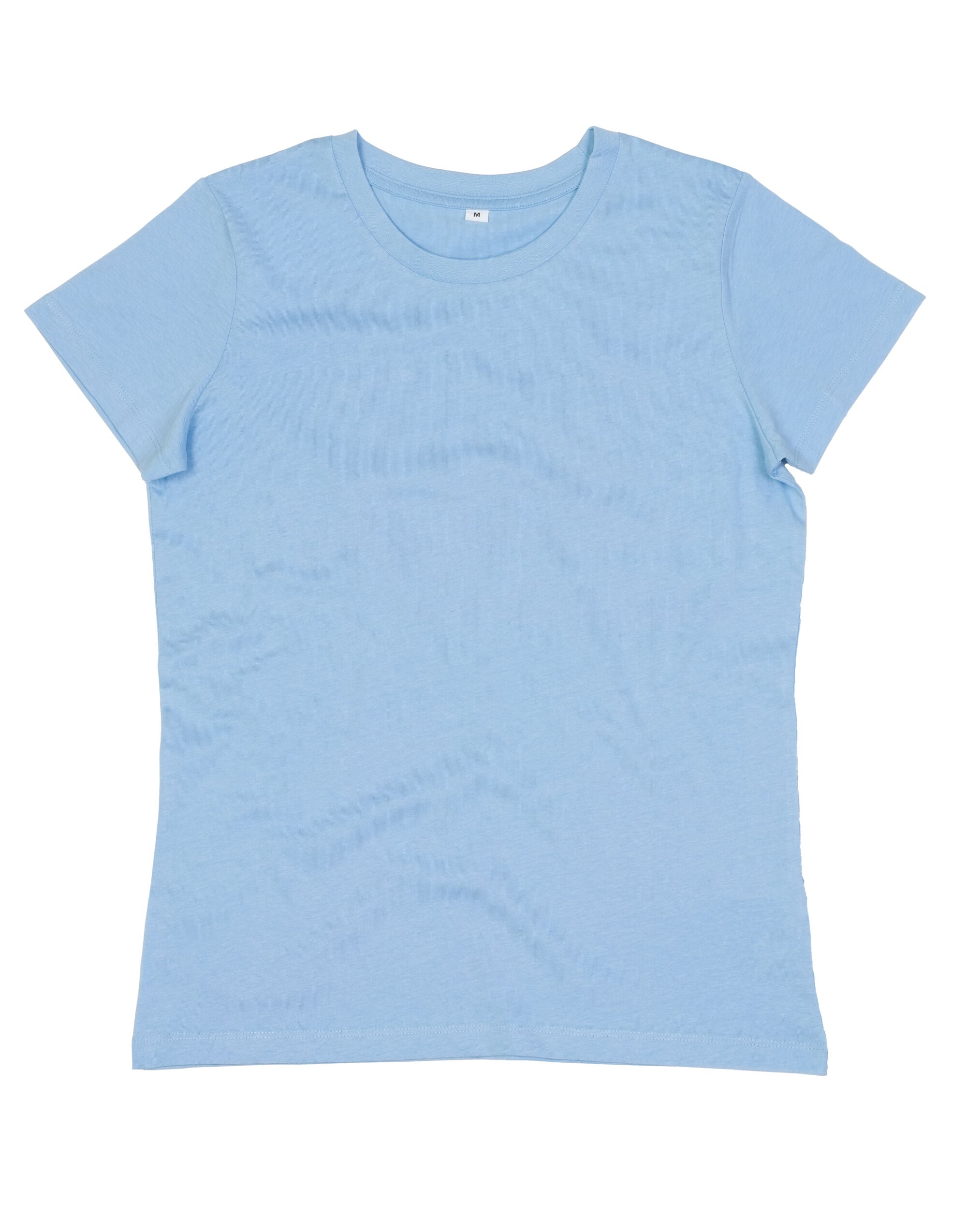 Mantis Womens EShort Sleeveential Organic T M02 - Sky Blue - Customisable T-Shirts