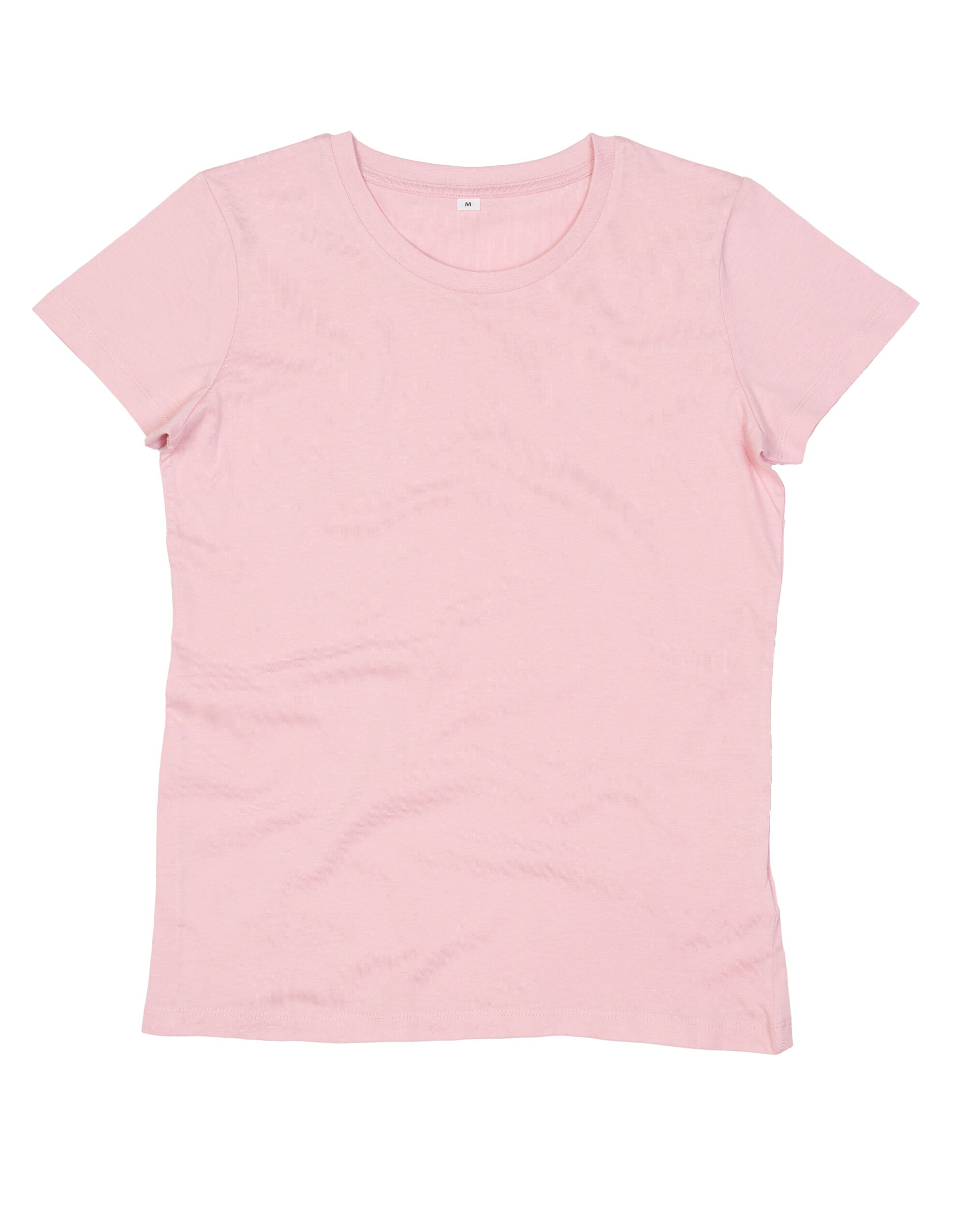 Mantis Womens EShort Sleeveential Organic T M02 - Soft Pink - Customisable T-Shirts