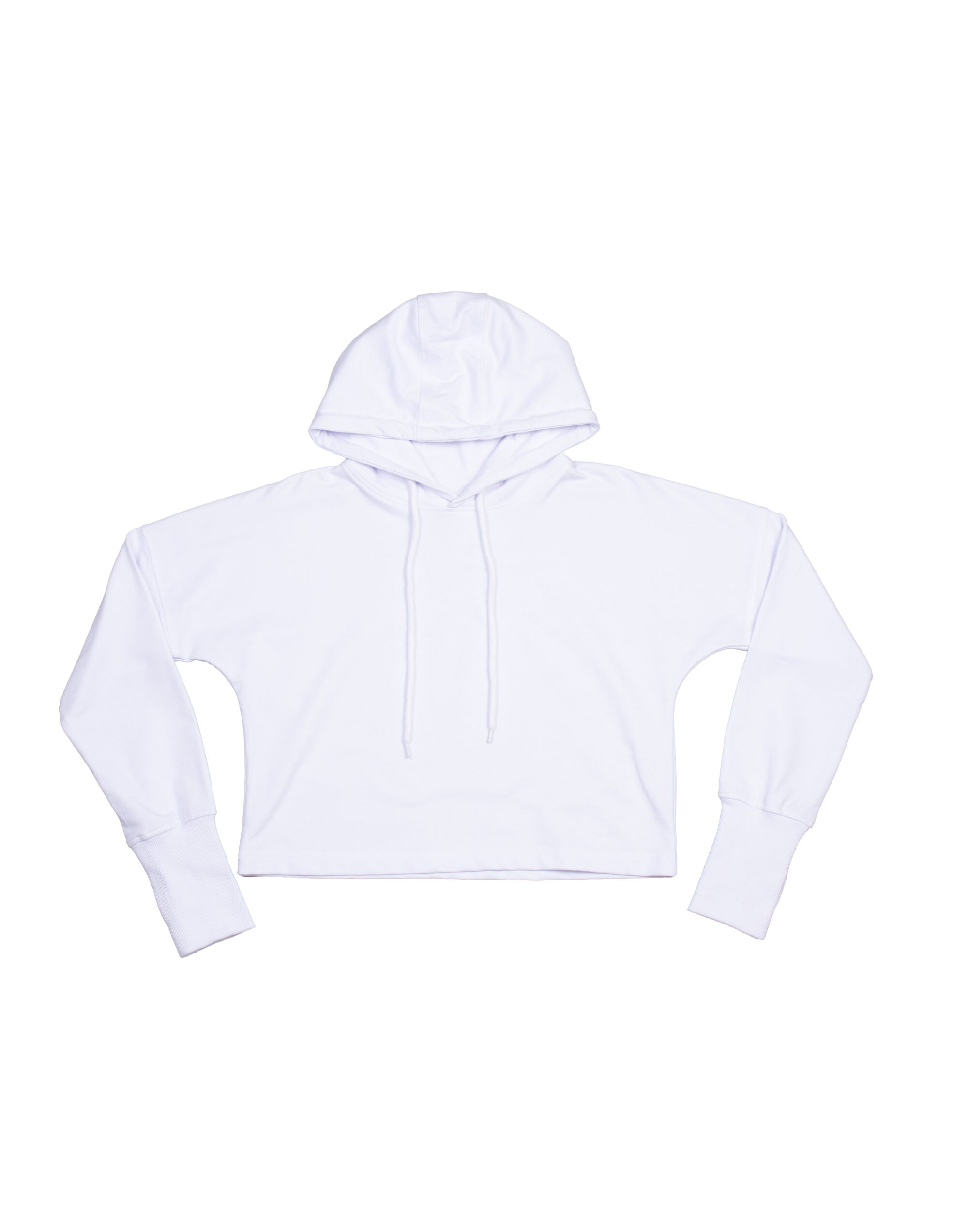 Mantis Womens Cropped Hoodie M140 - White - Customisable Hoodies