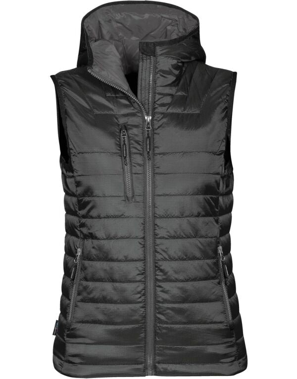Stormtech Lady Gravity ThermalBodywarmer PFV-2W - Black Charcoal - Customisable Bodywarmer