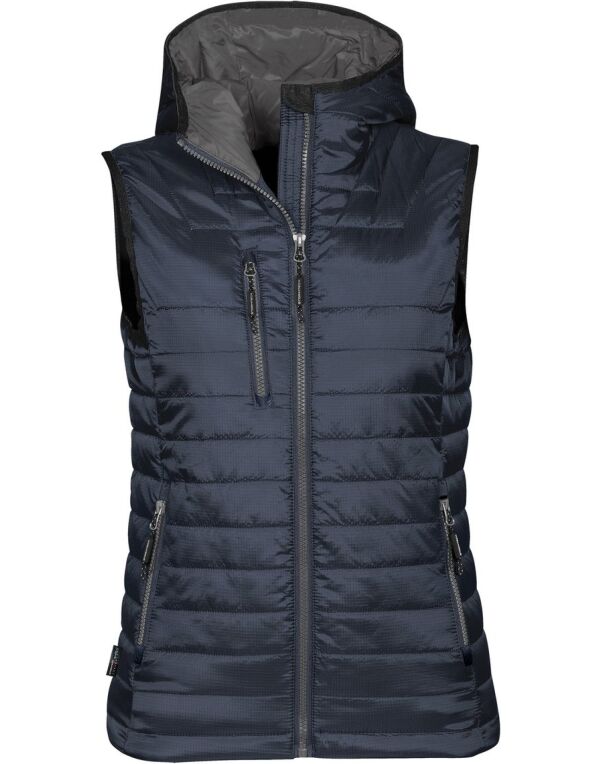 Stormtech Lady Gravity ThermalBodywarmer PFV-2W - Navy Charcoal - Customisable Bodywarmer