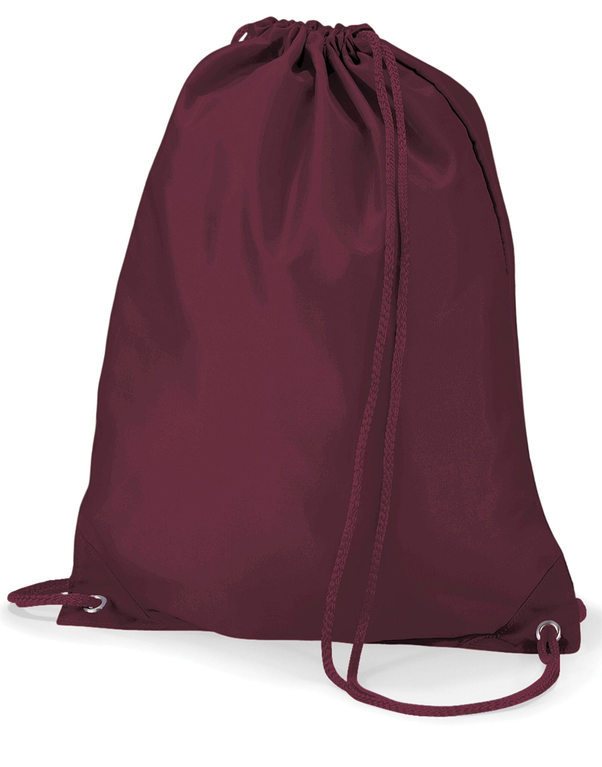 Quadra Gymsac qd17 - Burgundy O S - Customisable Bags