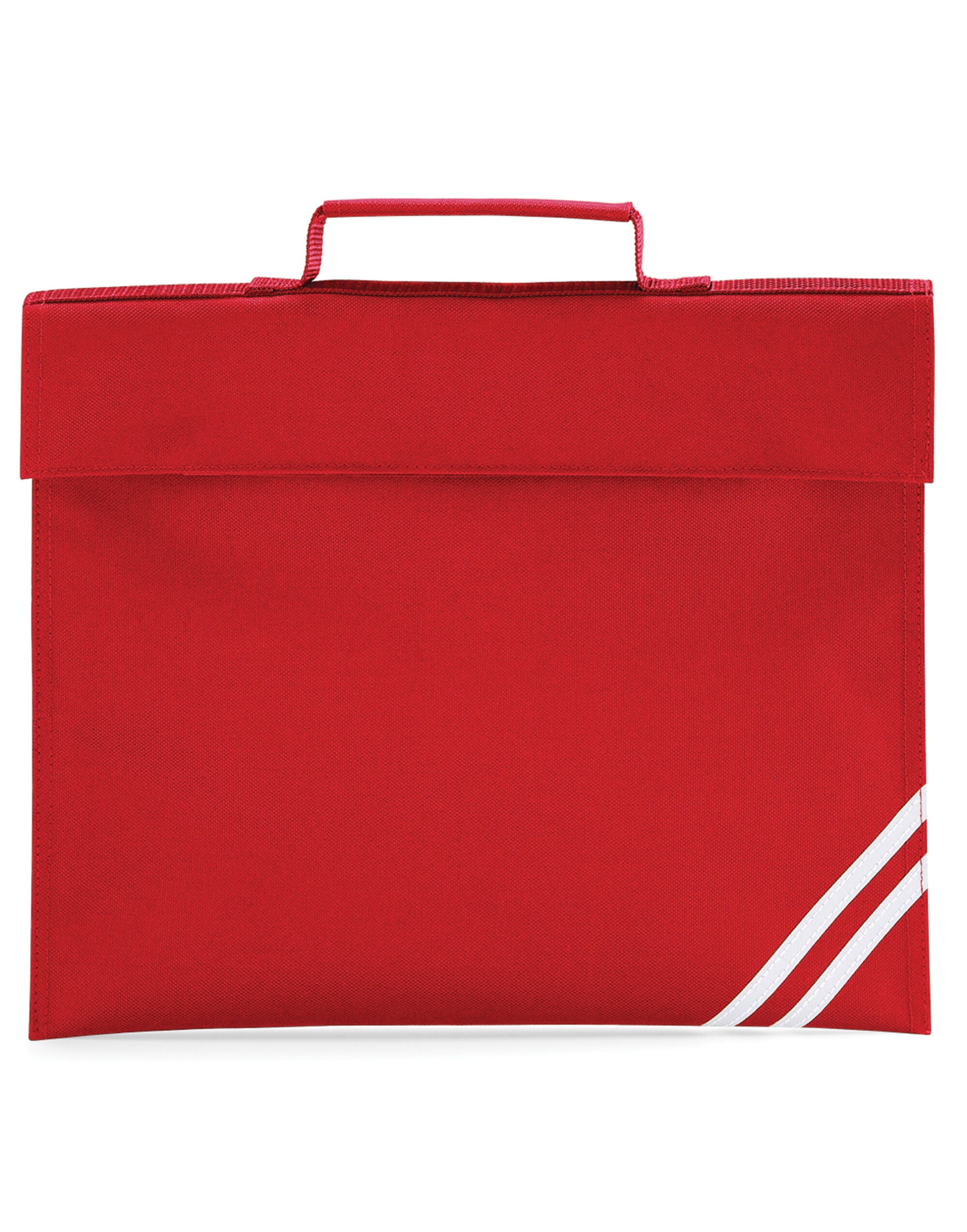Quadra Classic Book Bag QD456 - Classic Red O S - Customisable Bags