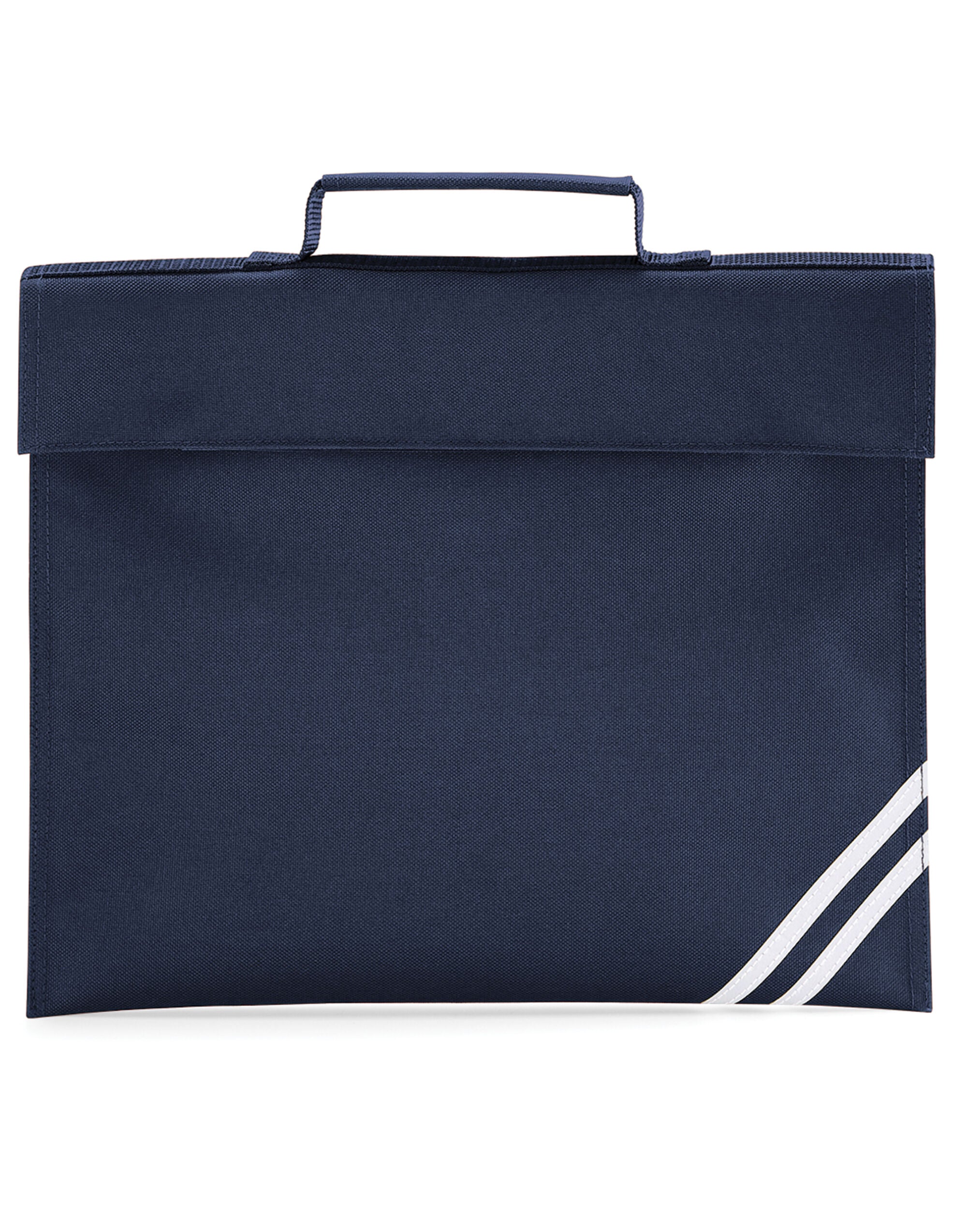 Quadra Classic Book Bag QD456 - French Navy O S - Customisable Bags