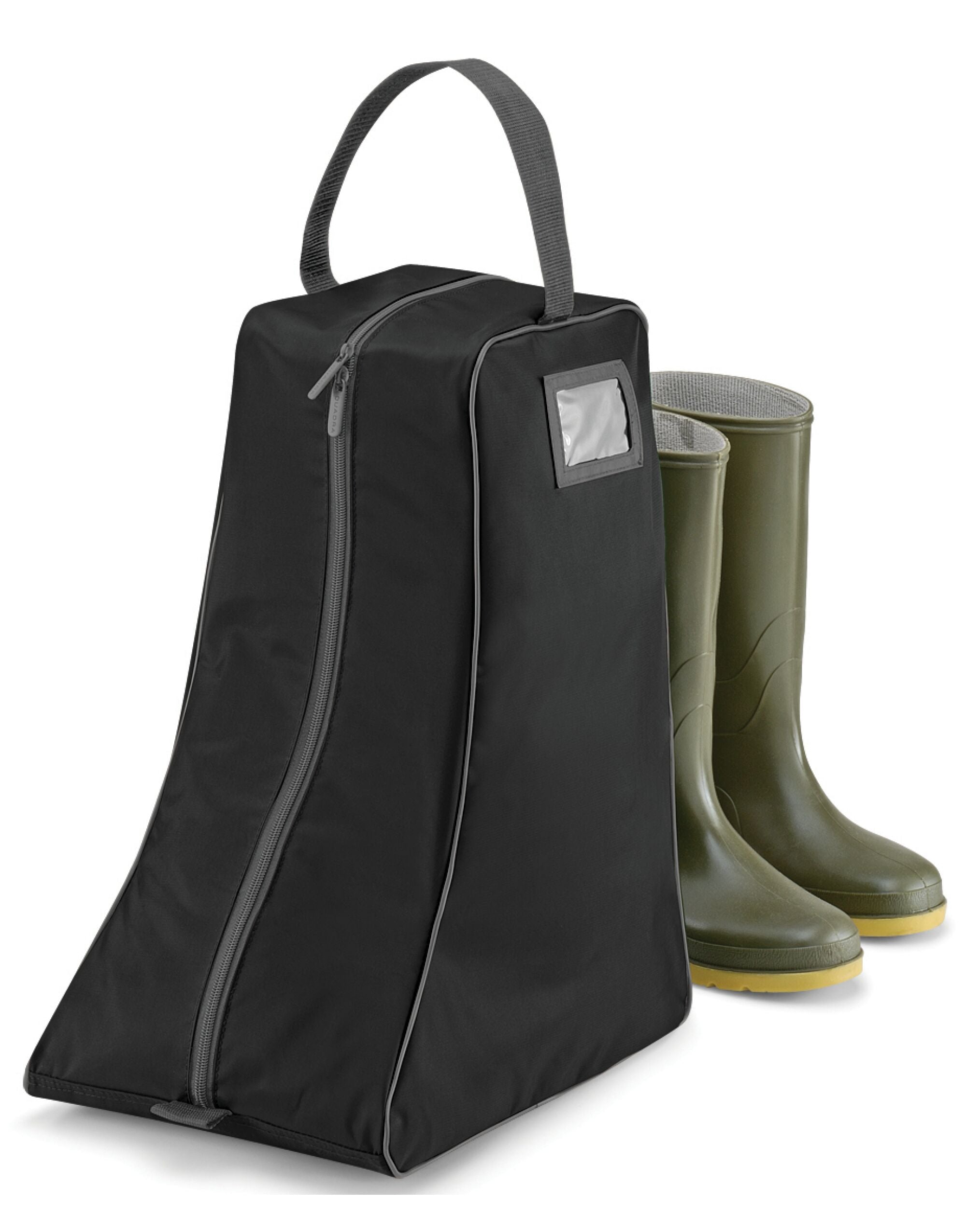 Quadra Boot Bag qd86 - Black Graphite O S - Customisable Bags
