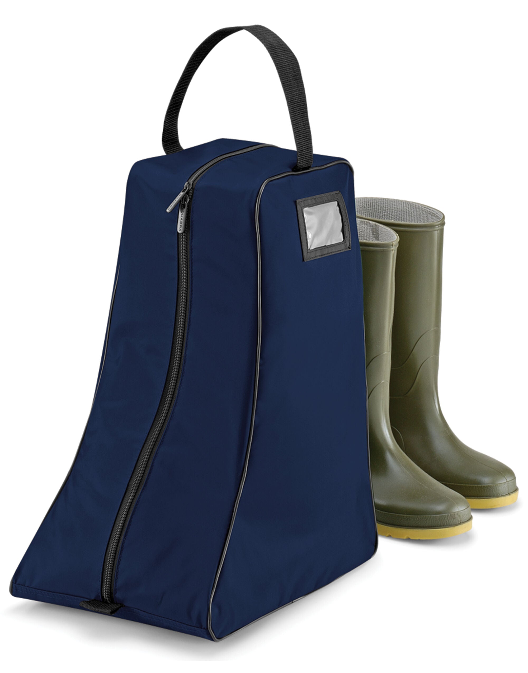 Quadra Boot Bag qd86 - French Navy Black O S - Customisable Bags