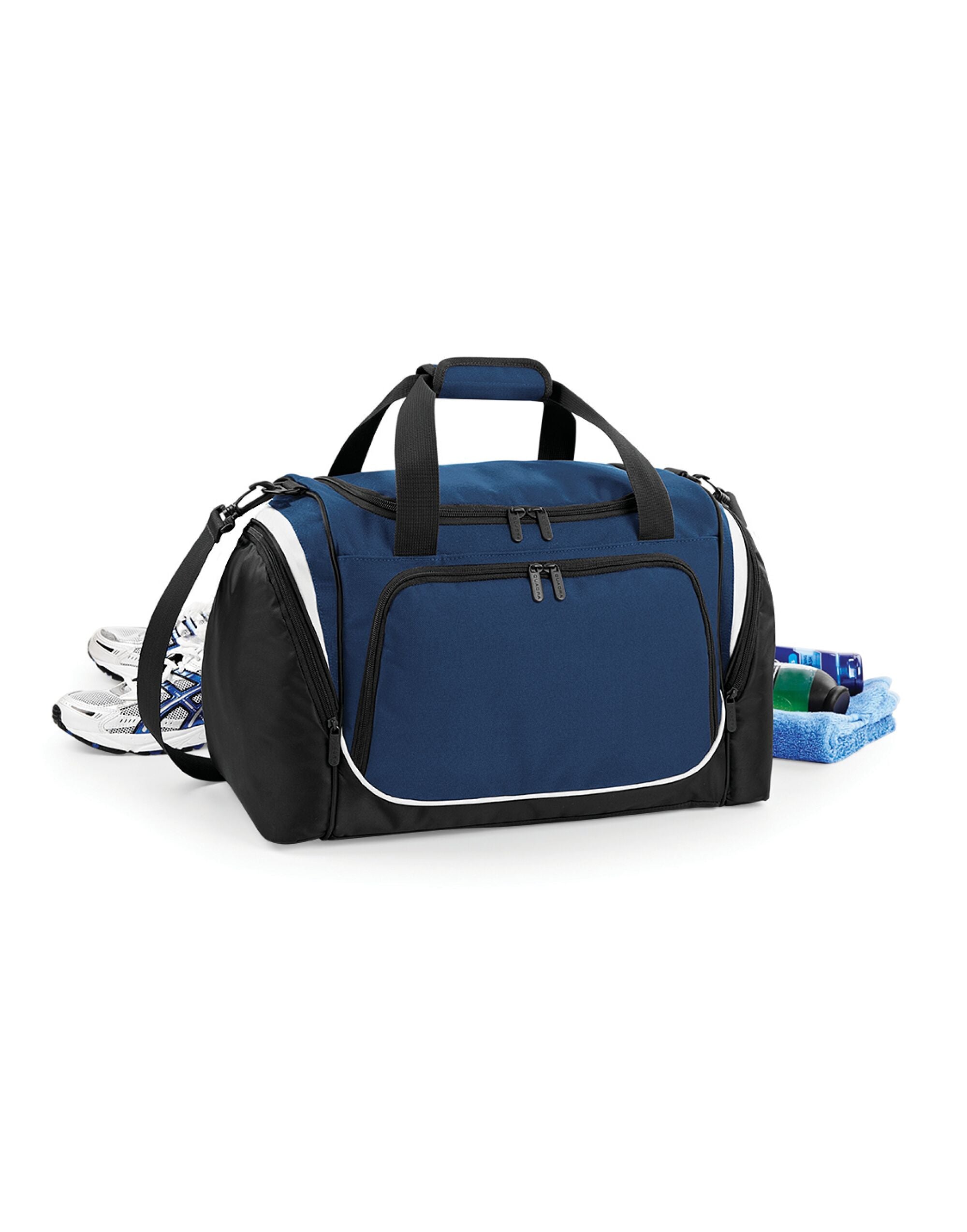 Quadra Quarda Pro Team Locker Bag qs277 - French Navy Black White O S - Customisable Bags