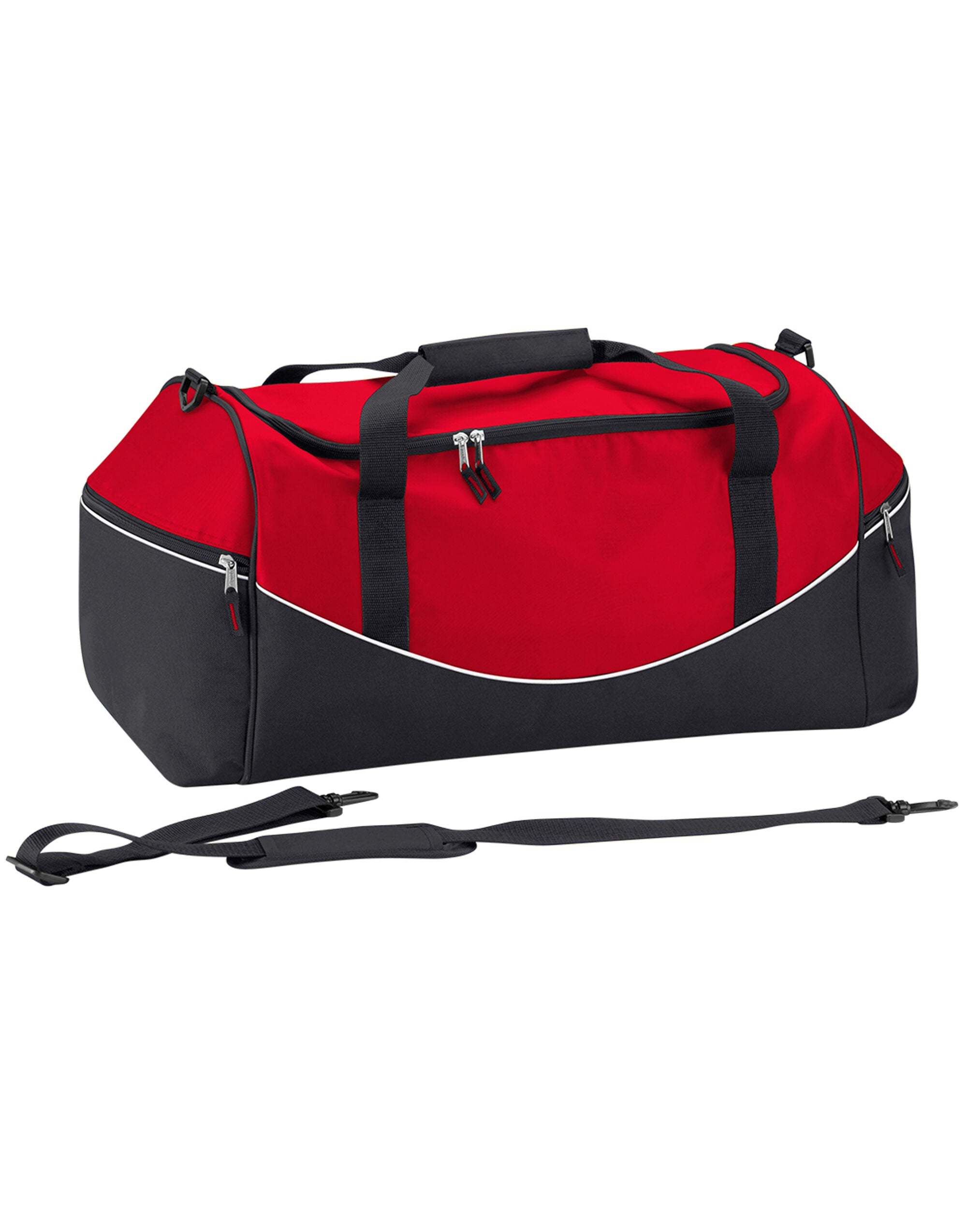 Quadra Teamwear Holdall qs70 - Classic Red Black White O S - Customisable Bags