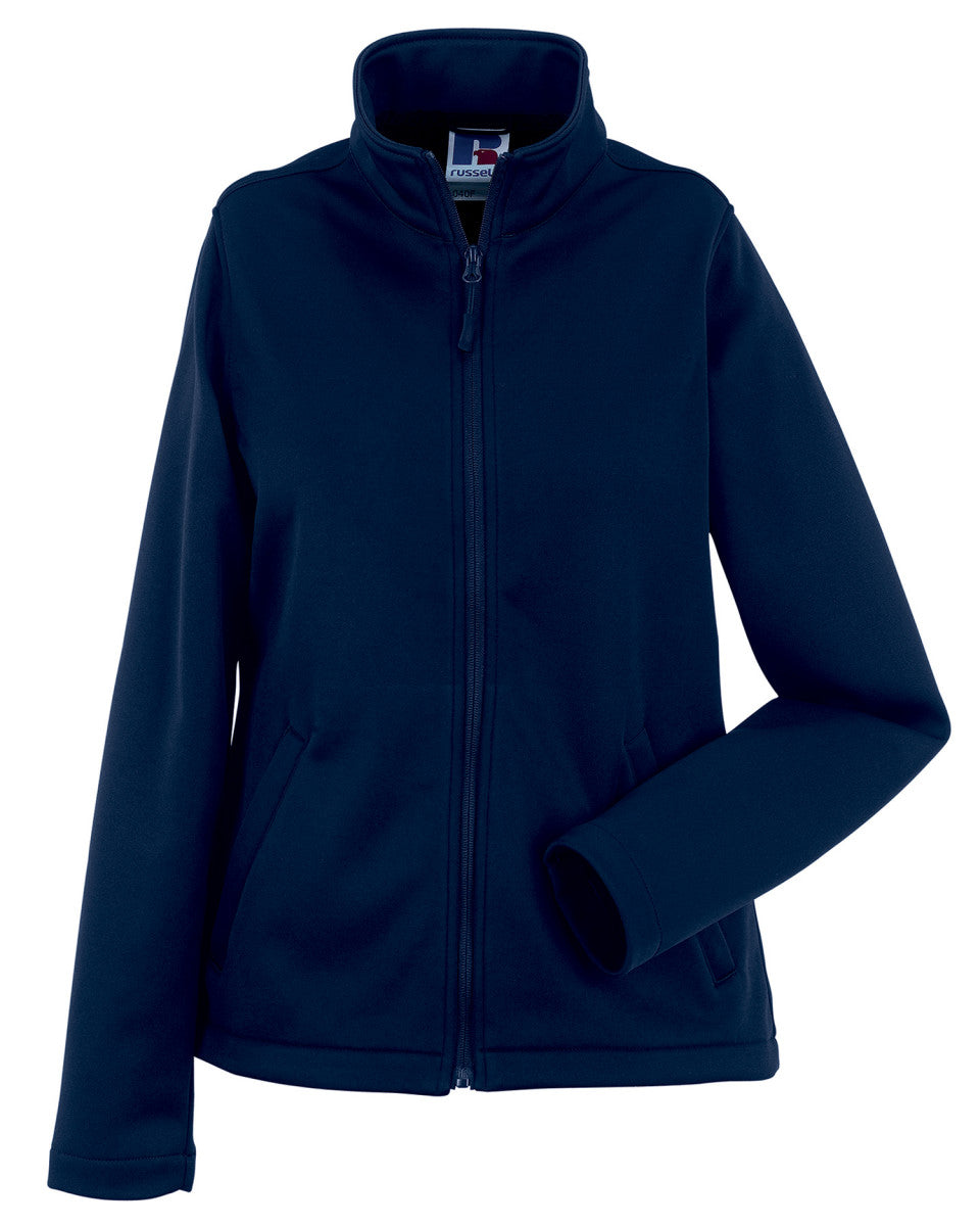 Russell Collection Russell Ladies Smart Softshell Jacket R040F - French Navy - Customisable Softshell Jacket