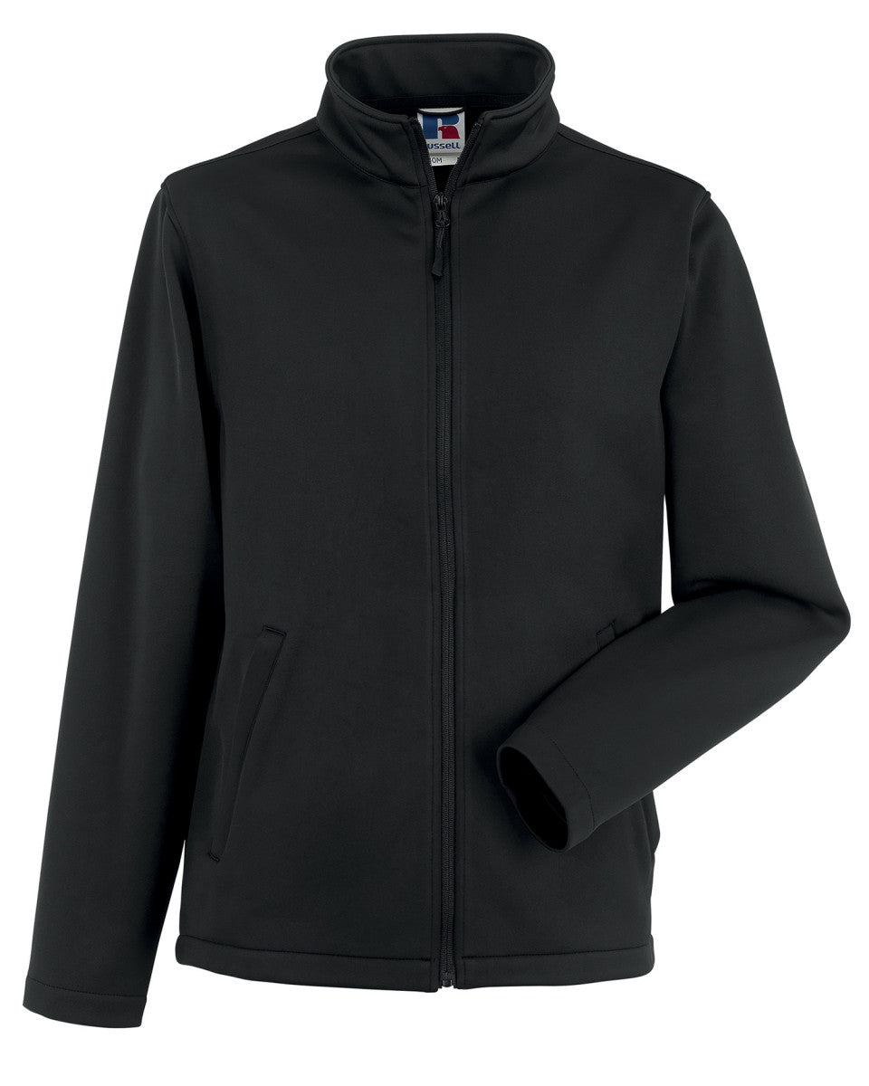 Russell Collection Russell Mens Smart Softshell Jacket R040M - Black - Customisable Softshell Jacket