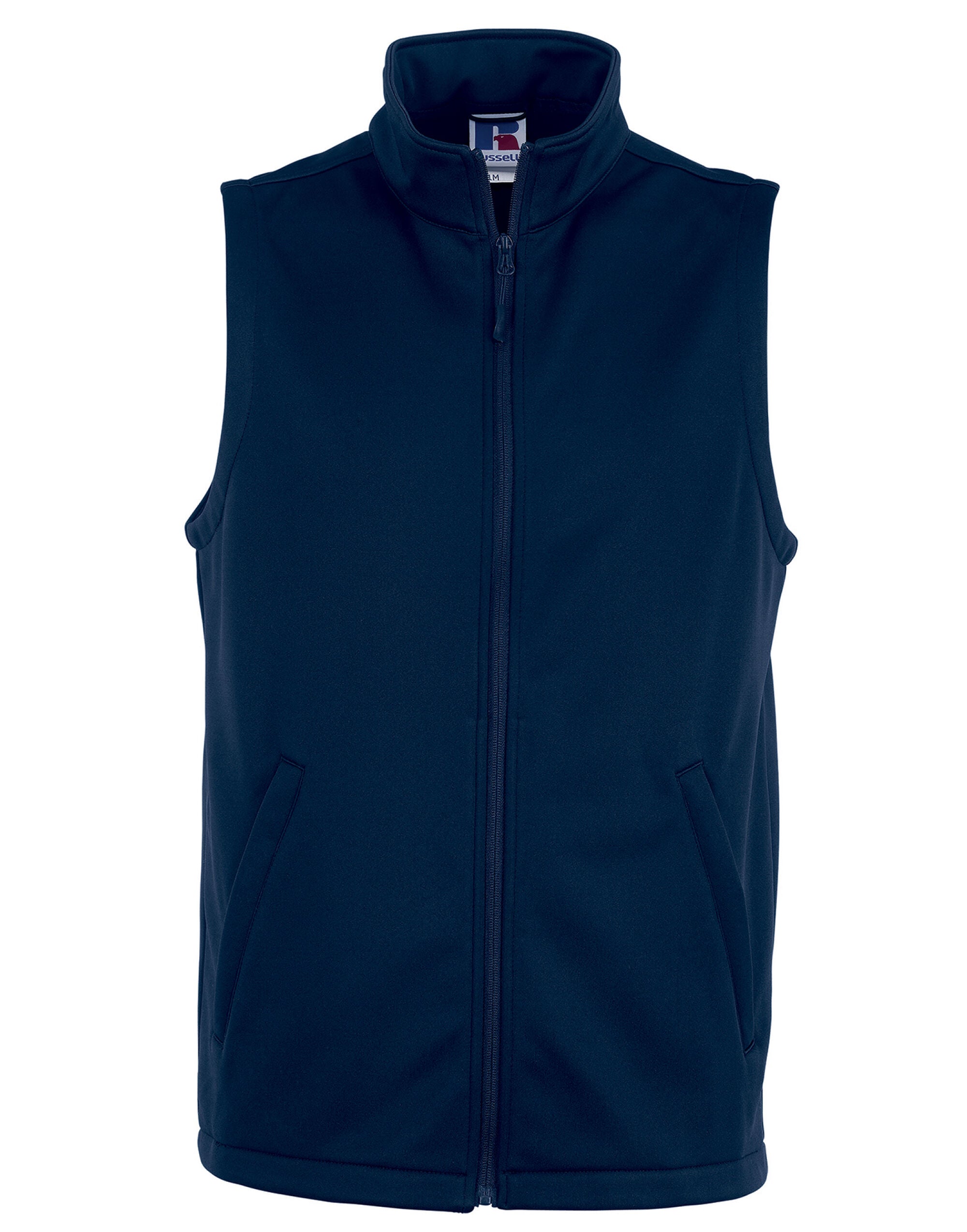 Russell Collection Russell Mens Smart Softshell Gilet r041m - French Navy - Customisable Gilets & Body Warmers