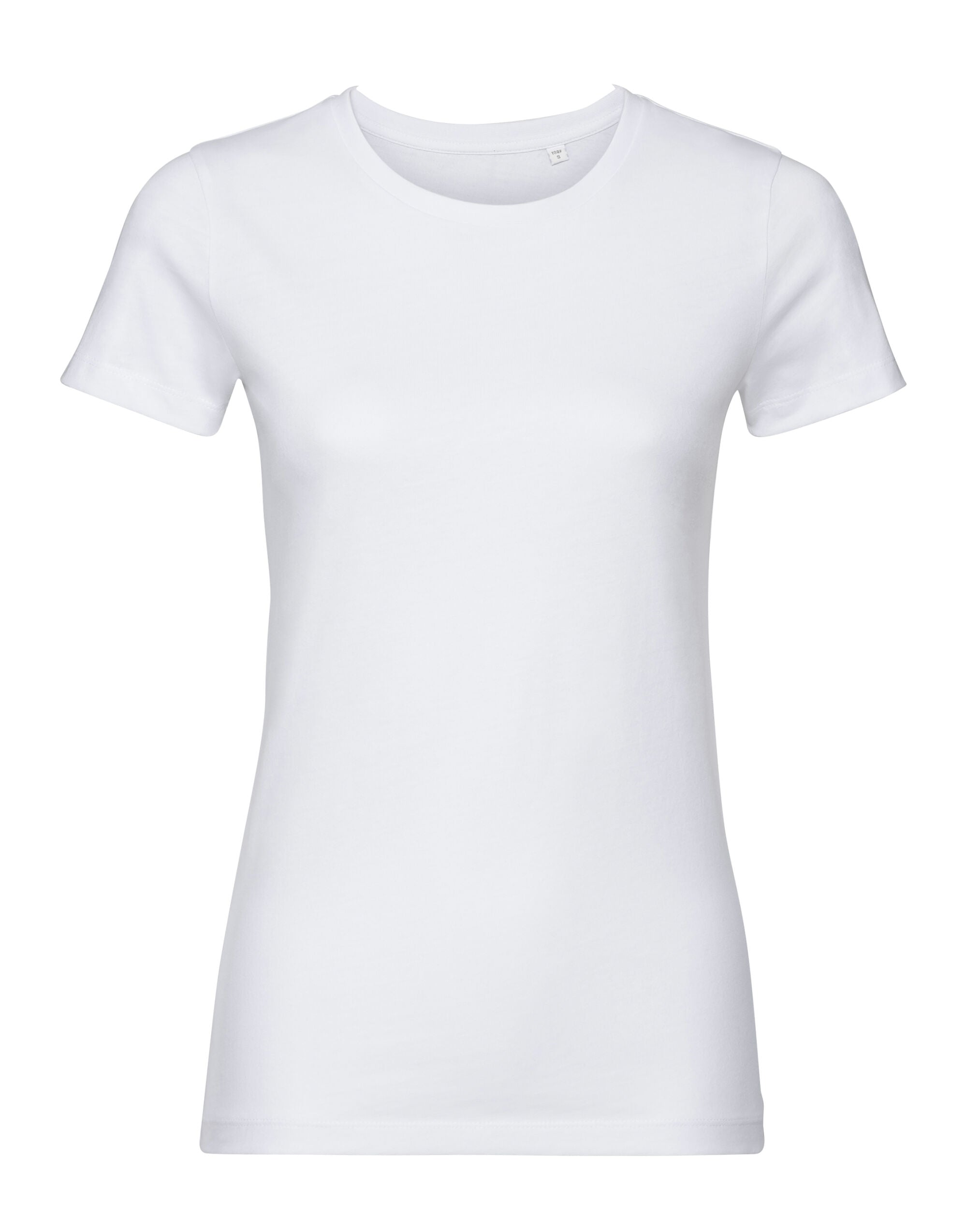 Russell Short Sleeve Collection Russell Short Sleeve Ladies Pure Organic T R108F - White - Customisable T-Shirts
