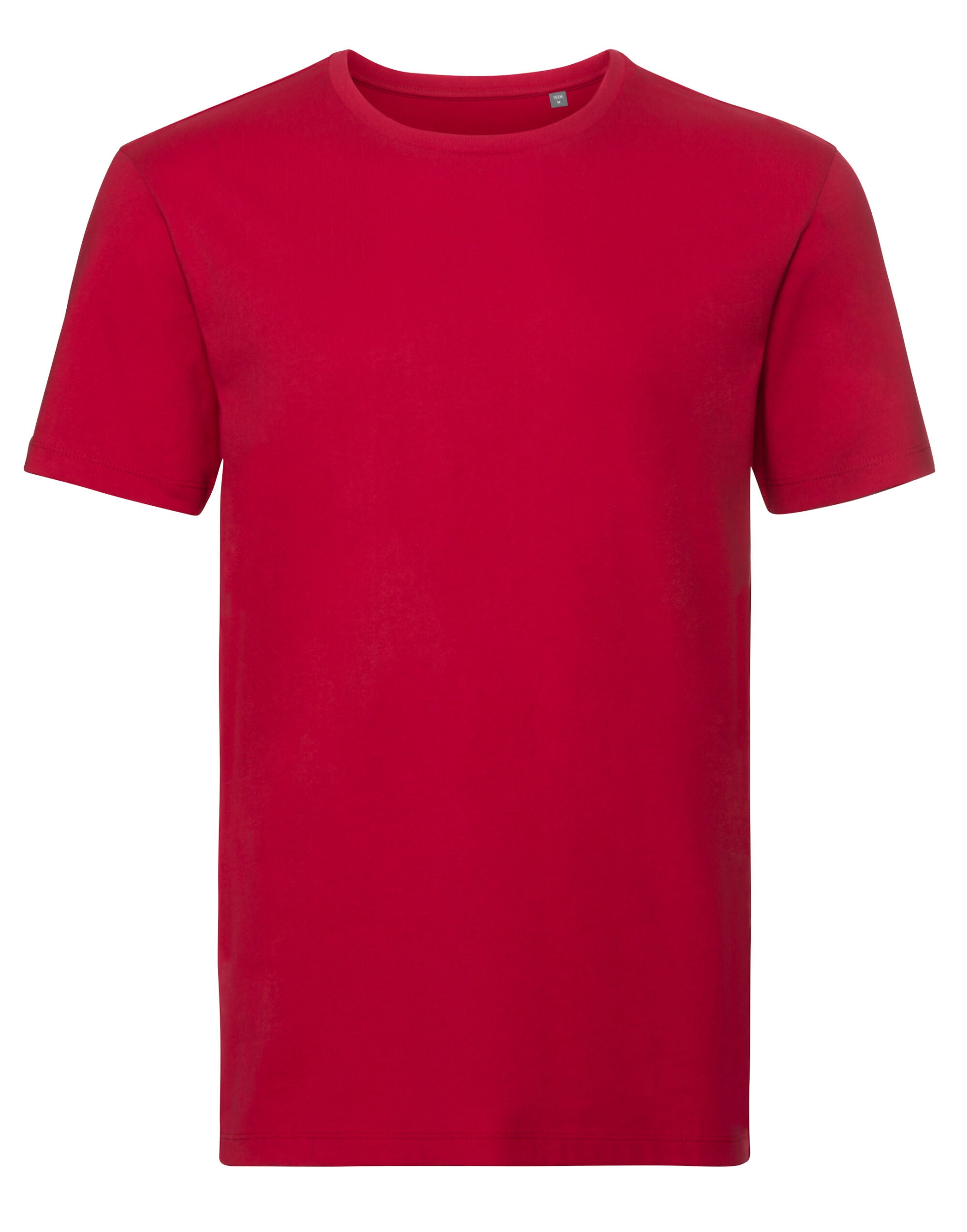 Russell Short Sleeve Collection Russell Short Sleeve Mens Pure Organic T R108M - Classic Red - Customisable T-Shirts