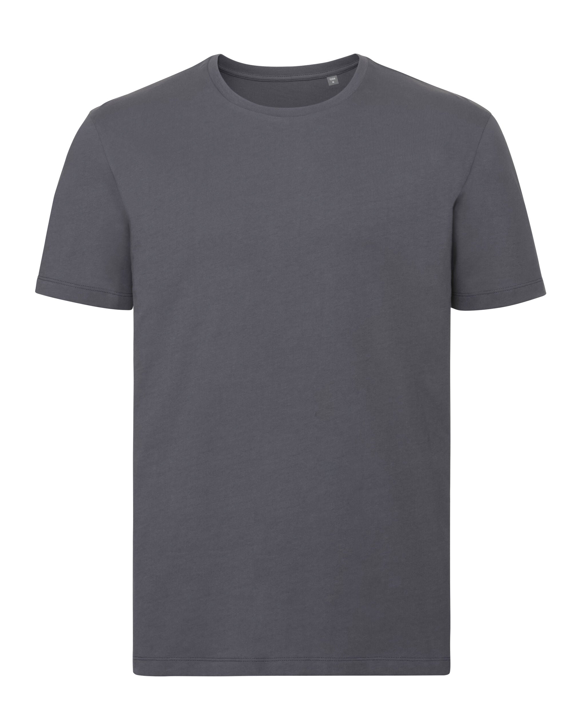 Russell Short Sleeve Collection Russell Short Sleeve Mens Pure Organic T R108M - Convoy Grey - Customisable T-Shirts