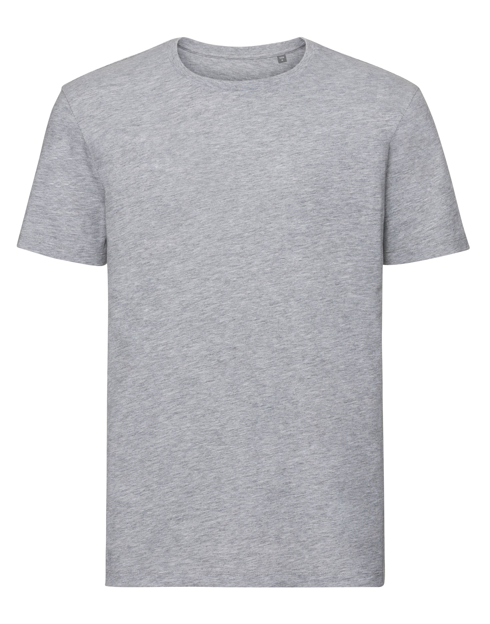 Russell Short Sleeve Collection Russell Short Sleeve Mens Pure Organic T R108M - Light Oxford - Customisable T-Shirts