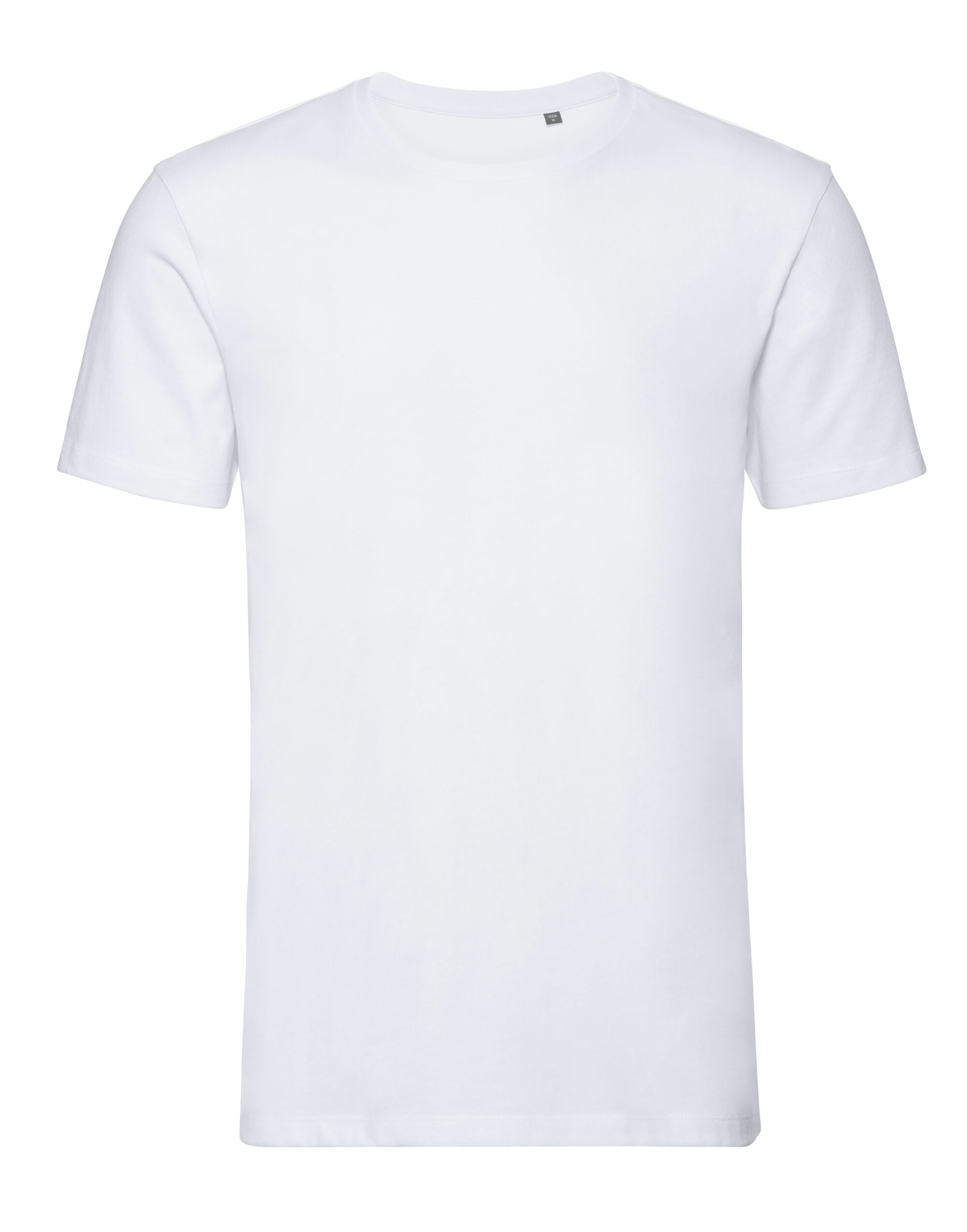 Russell Short Sleeve Collection Russell Short Sleeve Mens Pure Organic T R108M - White - Customisable T-Shirts