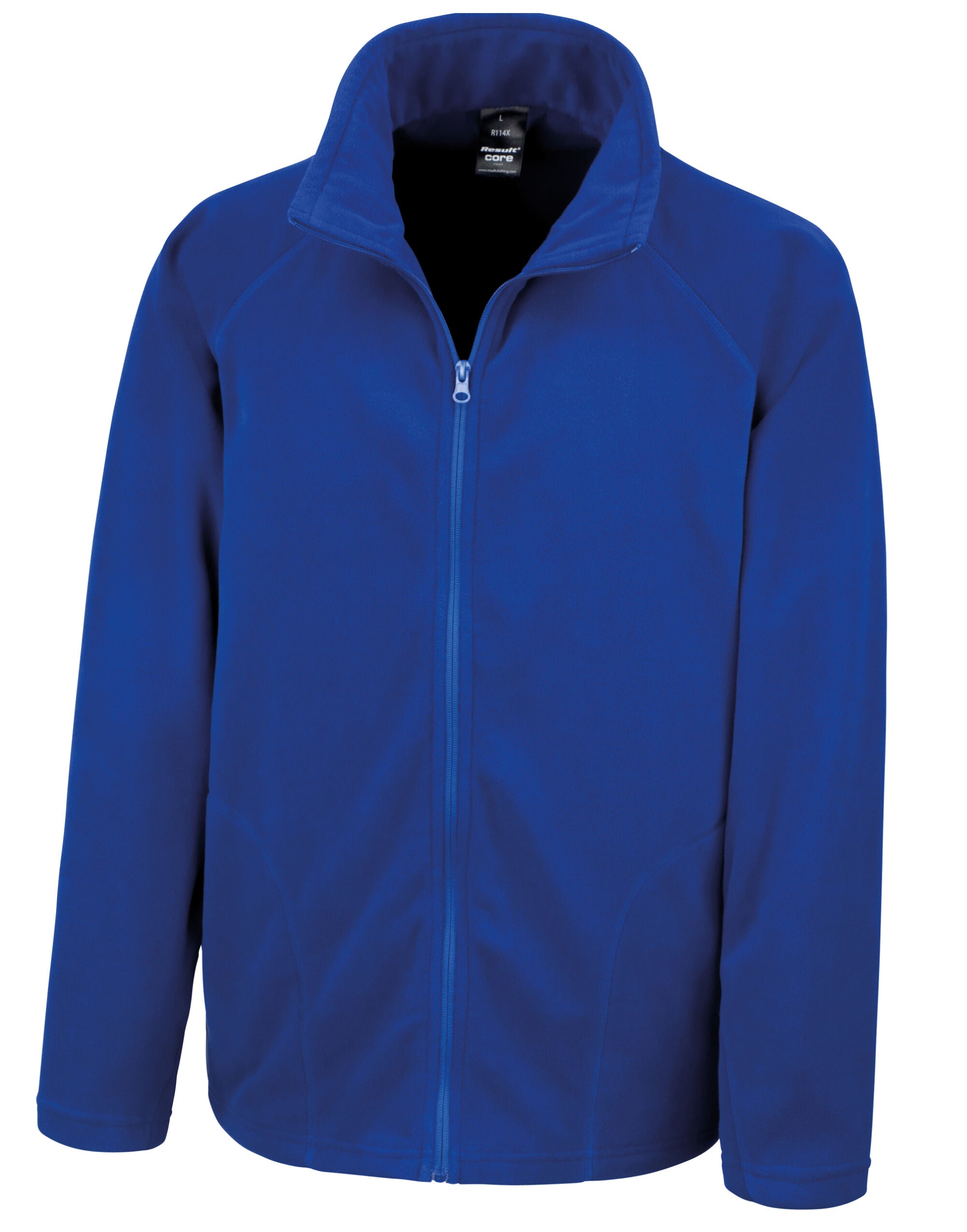 Result Core Mens Microfleece Jacket R114X - Royal Blue - Customisable Jackets
