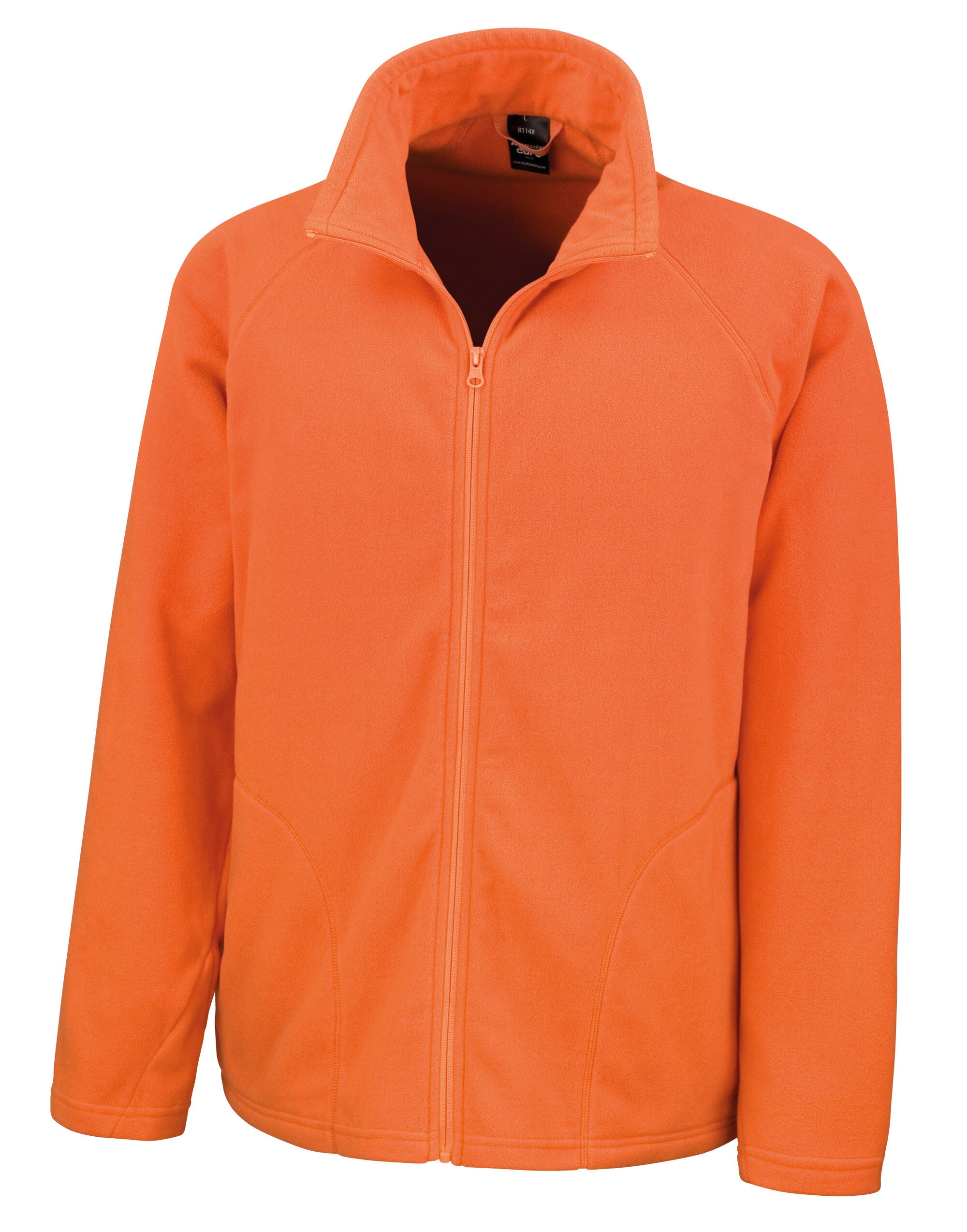 Result Core Mens Microfleece Jacket R114X - Orange - Customisable Jackets