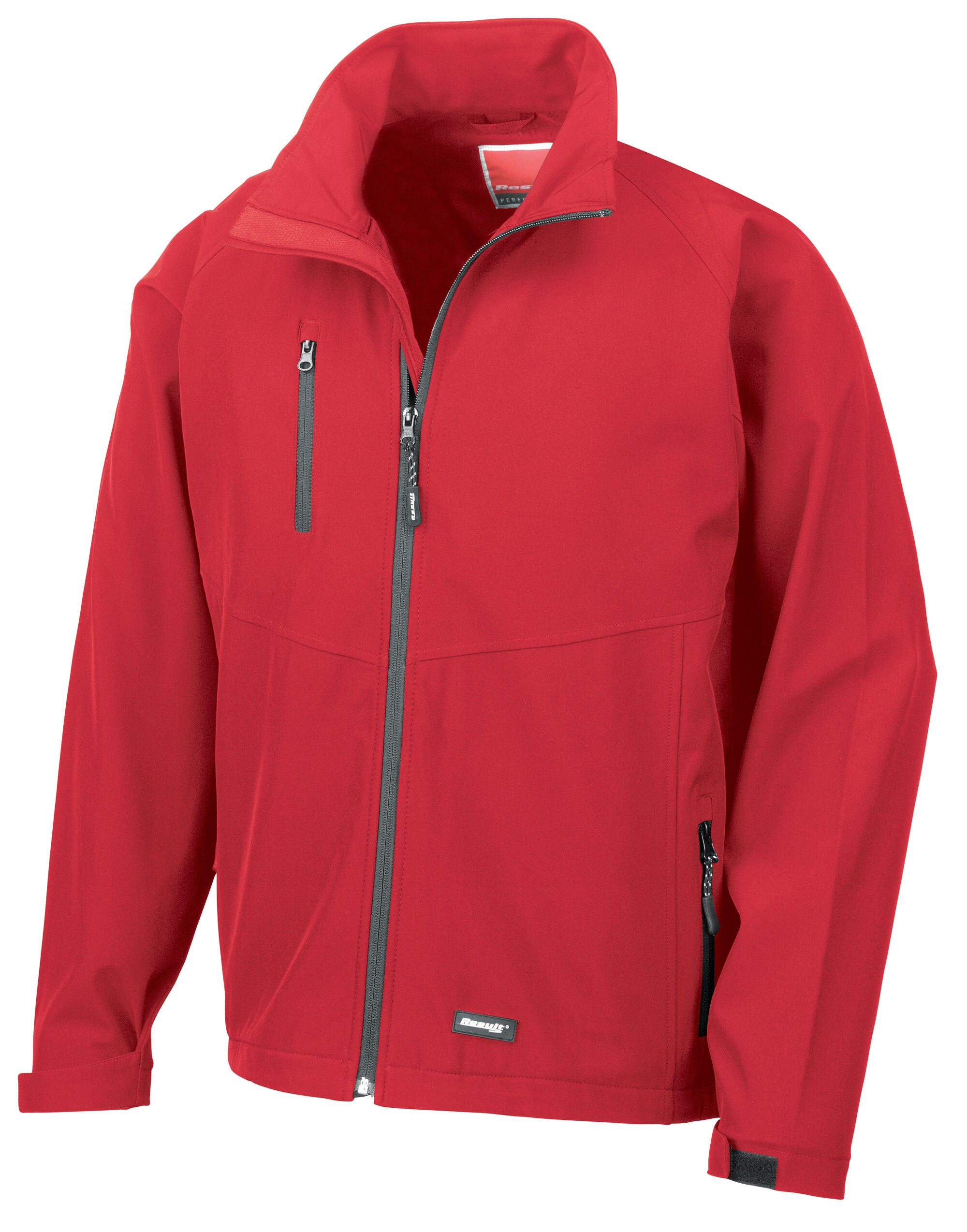 Result Mens Baselayer Softshell Jacket R128M - Red - Customisable Softshell Jacket