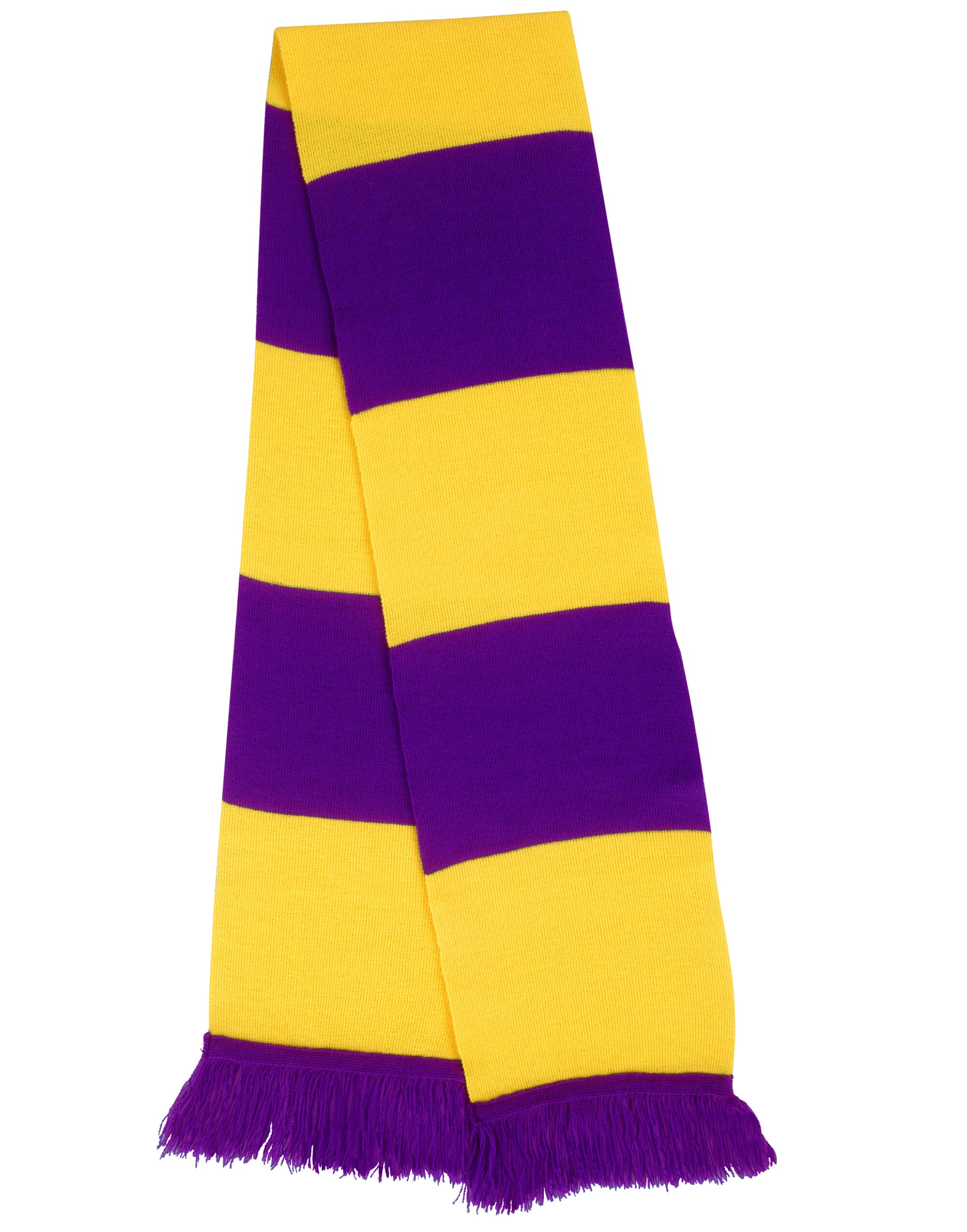 Result Winter Essentials Team Scarf R146X - Yellow Purple O S - Customisable Scarfs