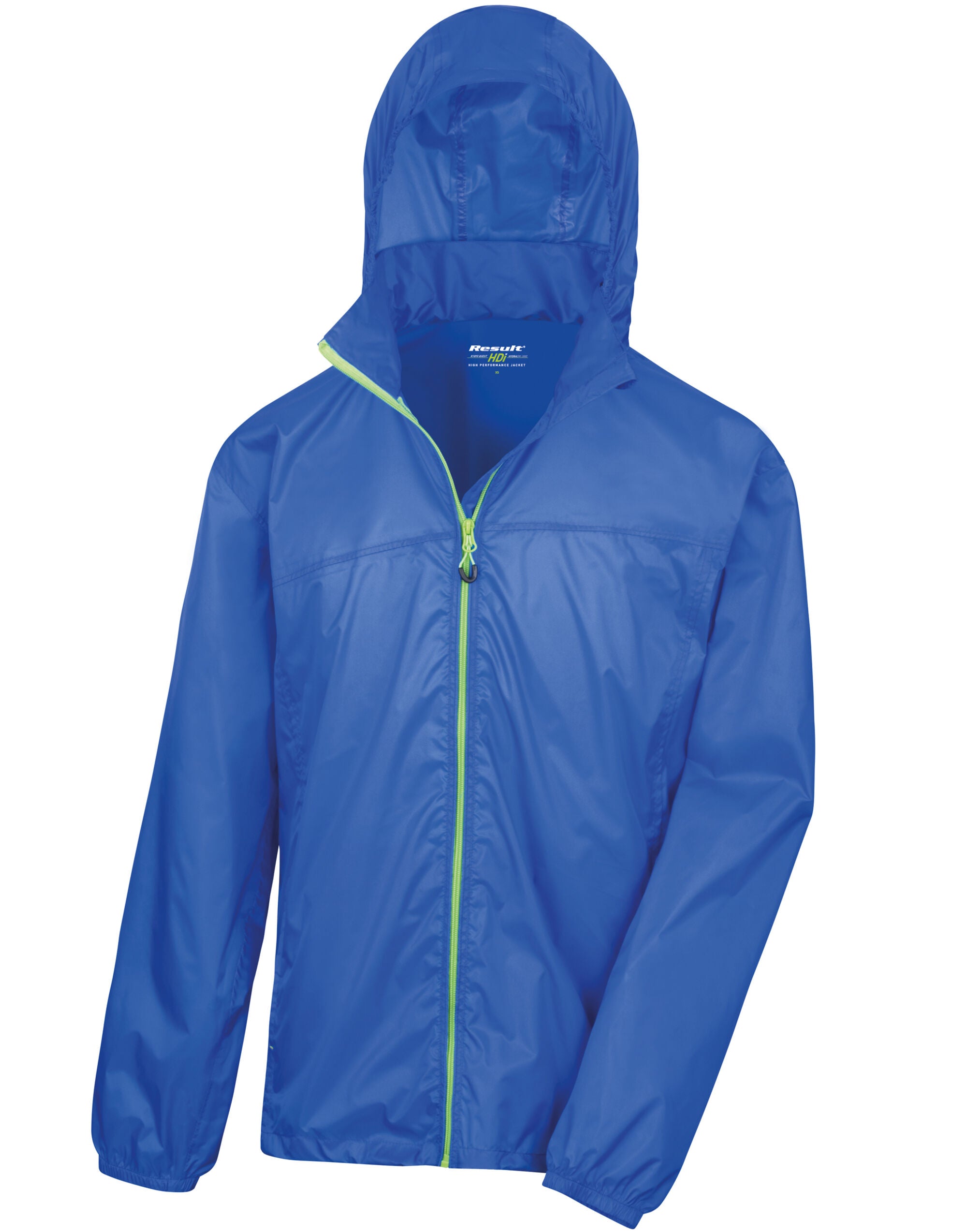 Result Urban LWeight Stowable Jacket R189X - Royal Lime - Customisable Jacket