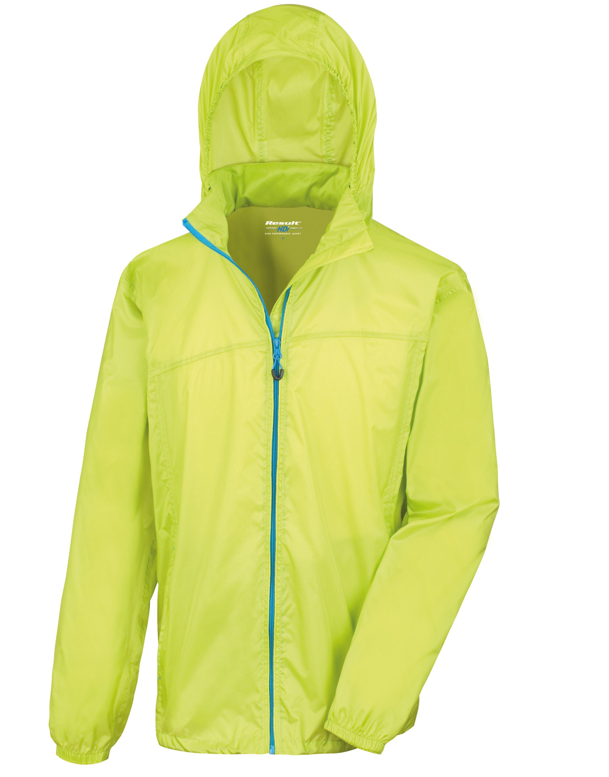 Result Urban LWeight Stowable Jacket R189X - Lime Royal - Customisable Jacket
