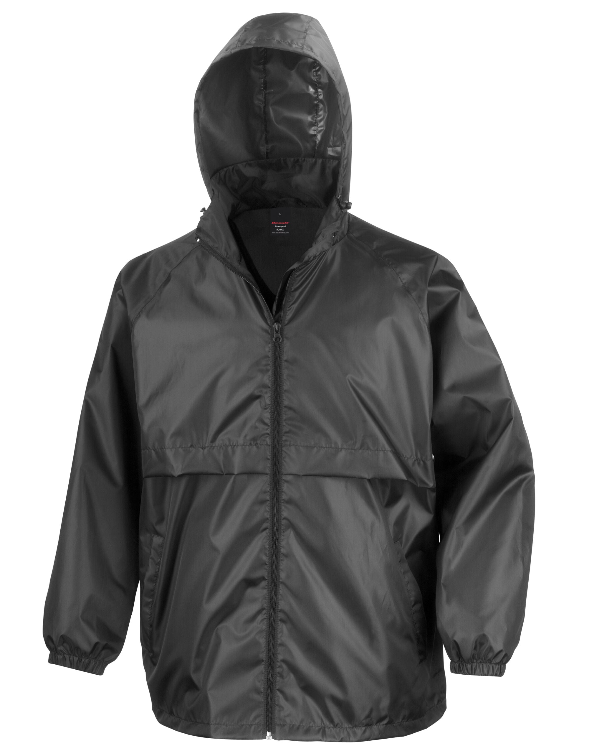 Result Core Adult Windcheater R204X - Black - Customisable Outerwear