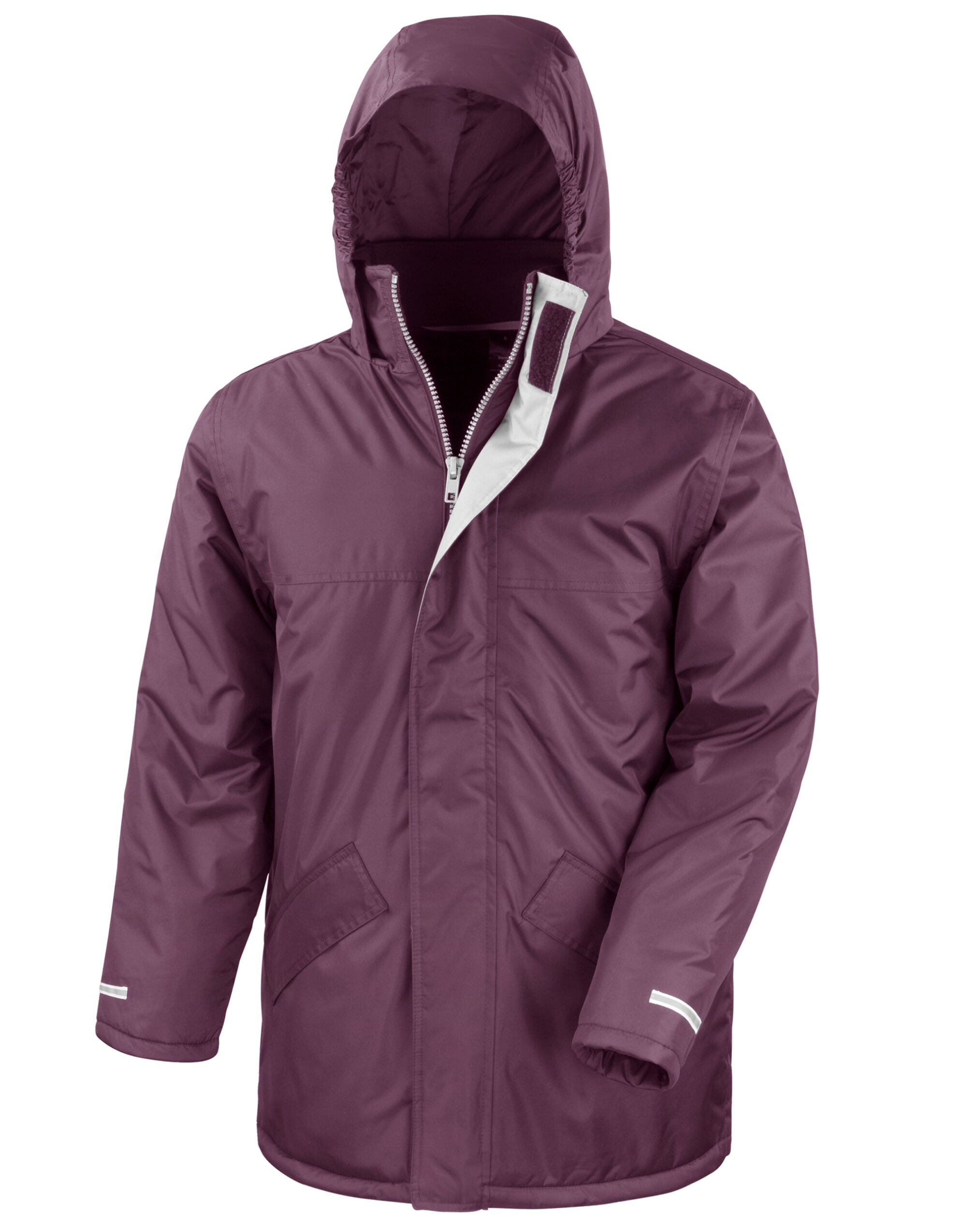 Result Core Winter Parka R207X - Burgundy - Customisable Outerwear