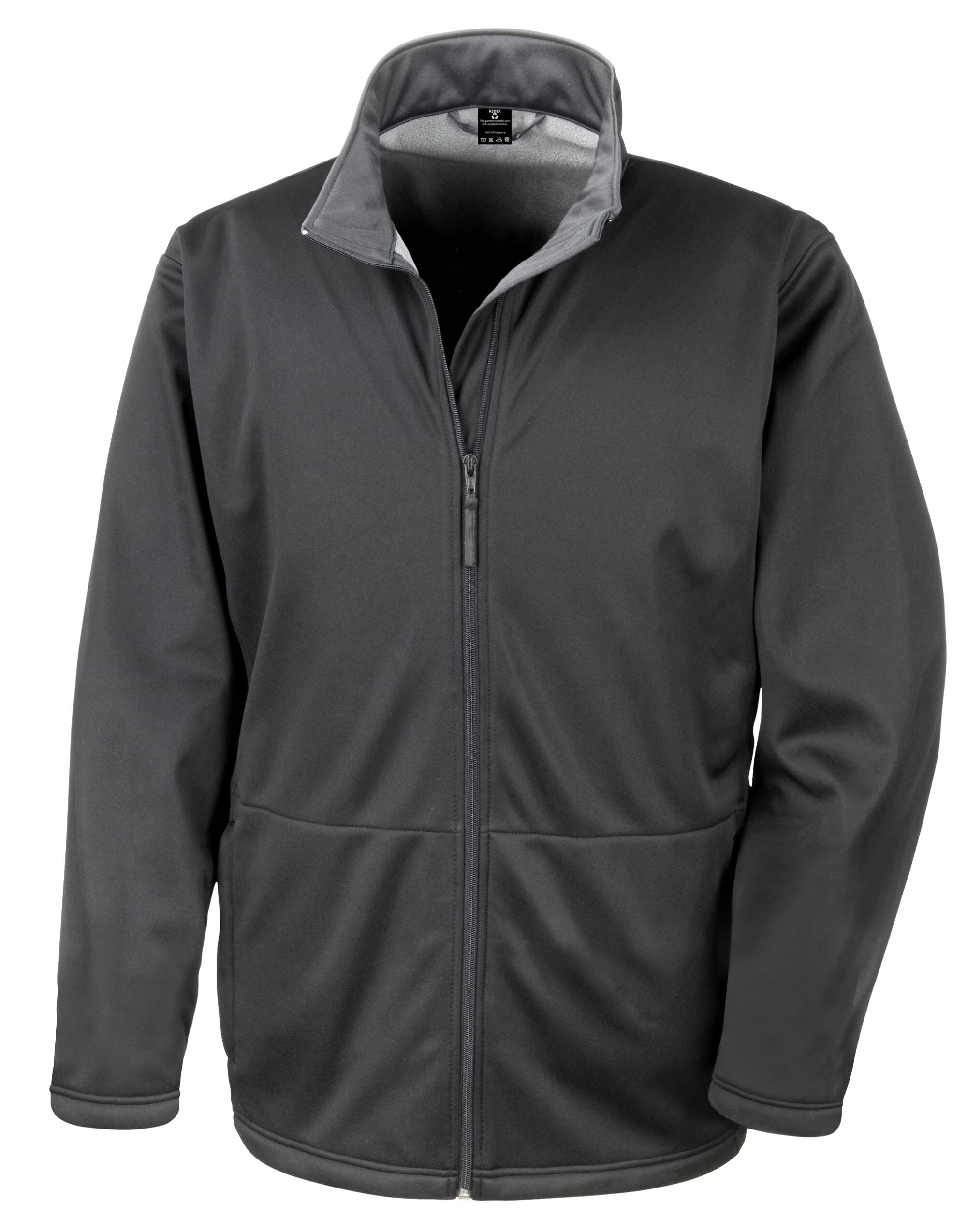 Result Core Mens Soft Shell Jacket R209M - Black - Customisable Jacket