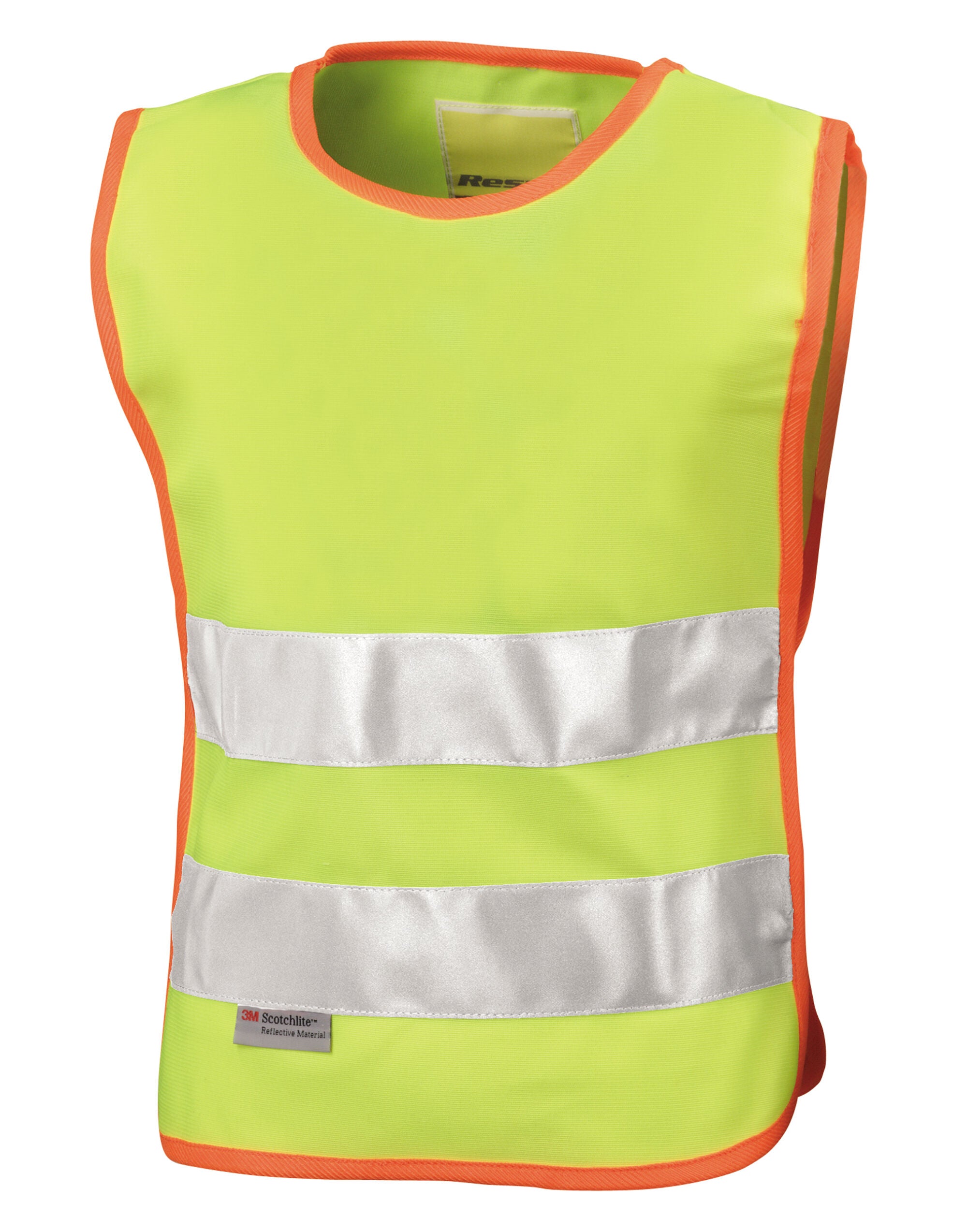 Result SafeGuard Junior Hi Vis Tabard R212J - Hi-Vis Yellow - Customisable Tabard