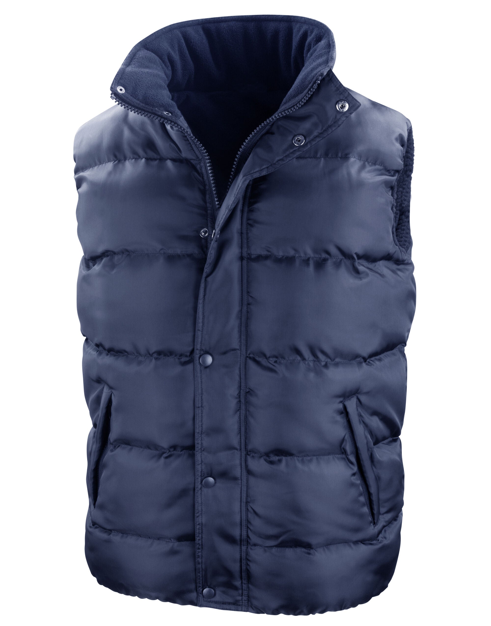 Result Core Nova Lux Padded Hooded Gilet R223X - Navy - Customisable Gilets & Body Warmers