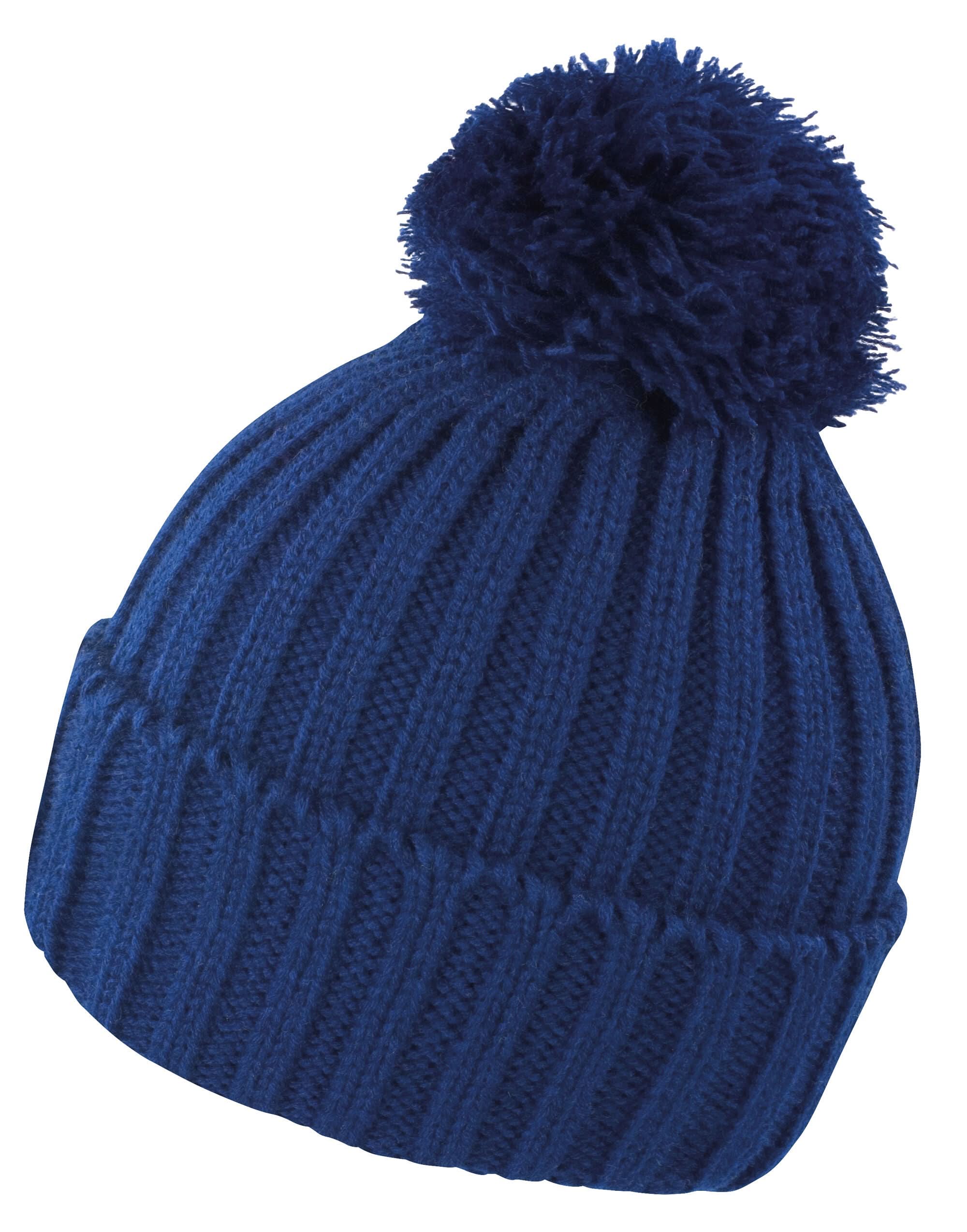 Result Winter Hdi Quest Knitted Hat r369x - Navy O S - Customisable Hats