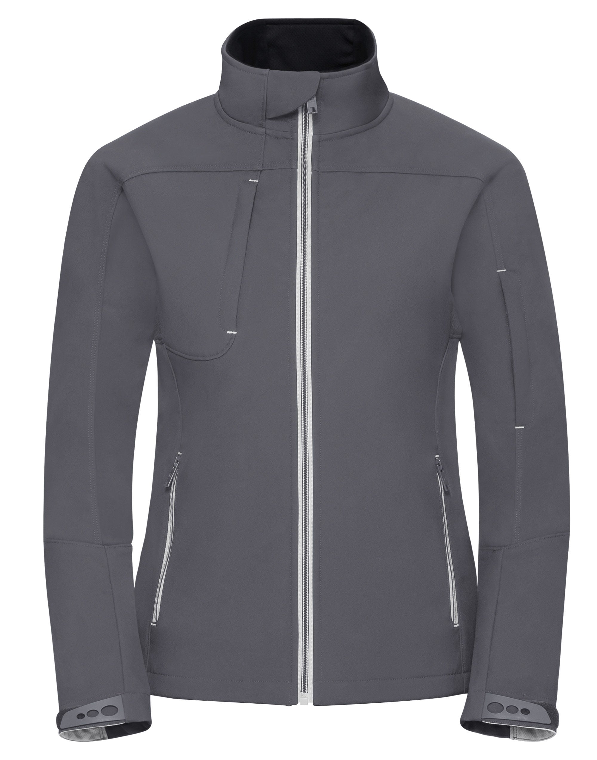 Russell Collection Russell Ladies Bionic Softshell Jacket R410F - Iron Grey - Customisable Softshell Jacket