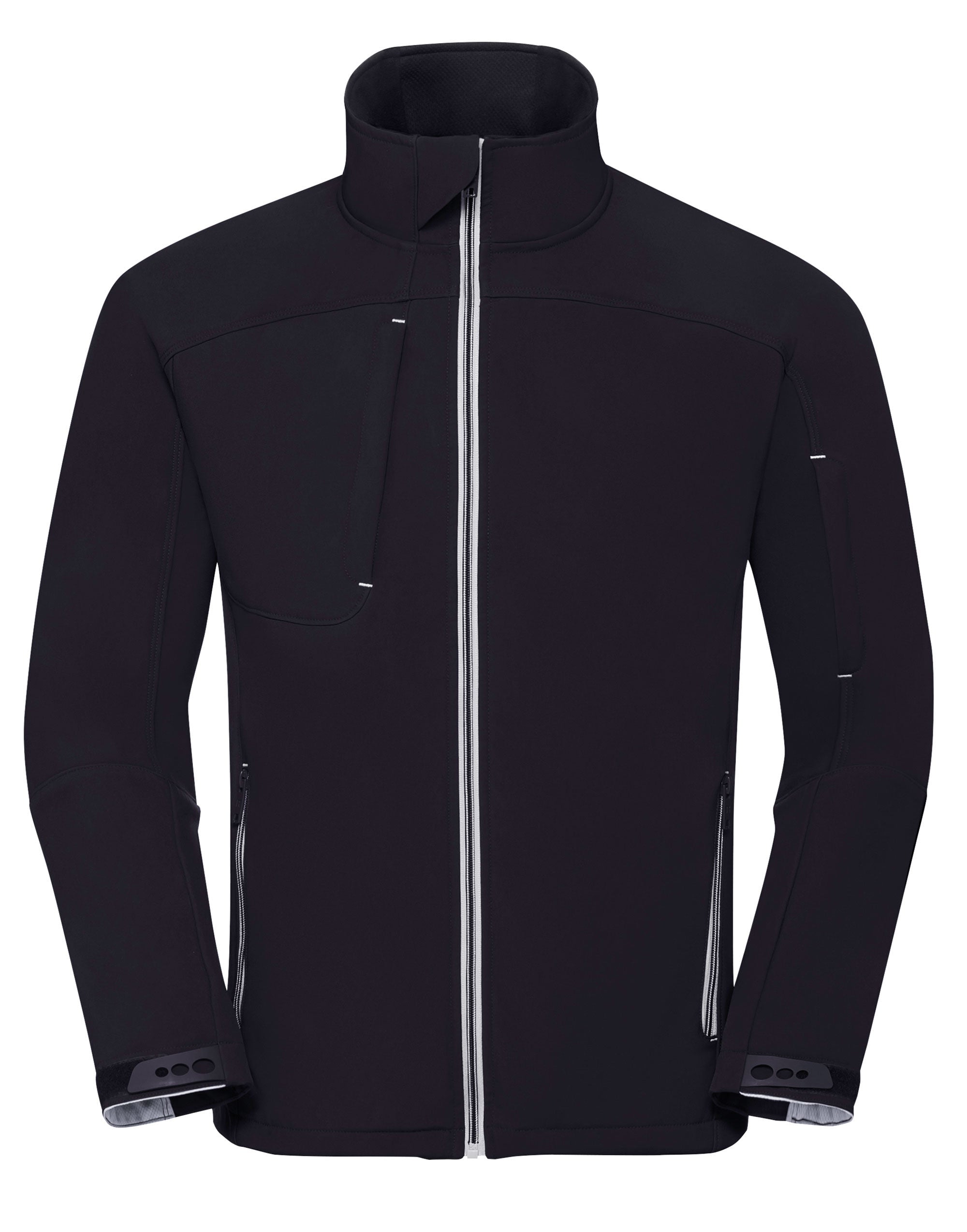 Russell Collection Russell Mens Bionic Softshell Jacket R410M - French Navy - Customisable Softshell Jacket