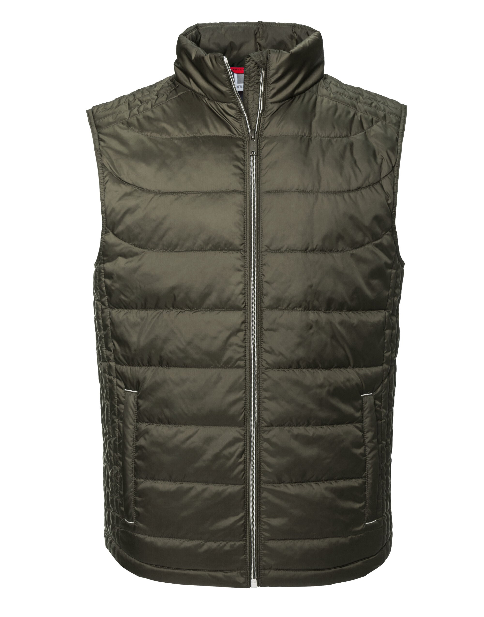 Russell Collection Russell Mens Nano Bodywarmer R441M - Dark Olive - Customisable Gilets & Body Warmers