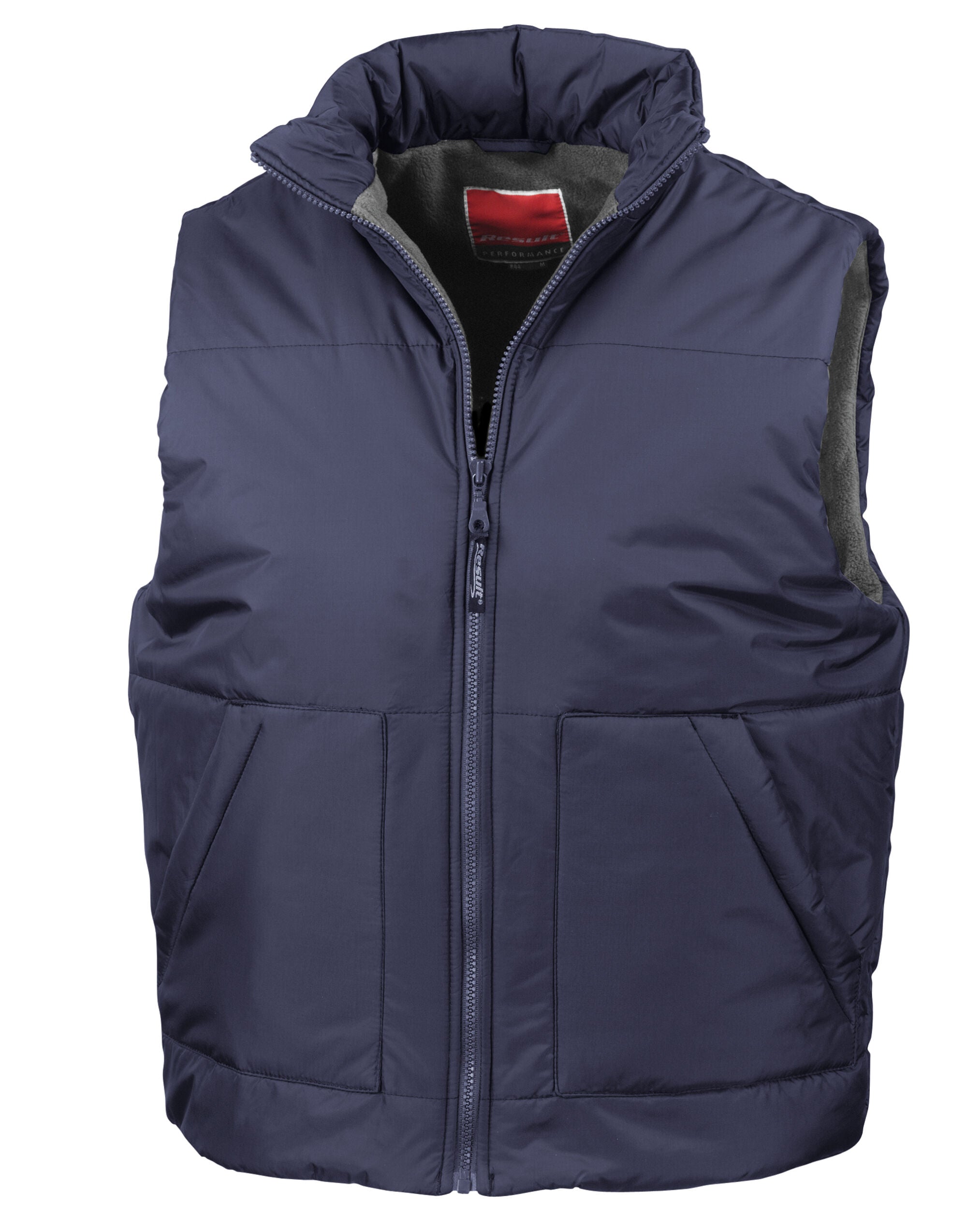 Result Fleece Lined Bodywarmer R44X - Navy - Customisable Gilets & Body Warmers