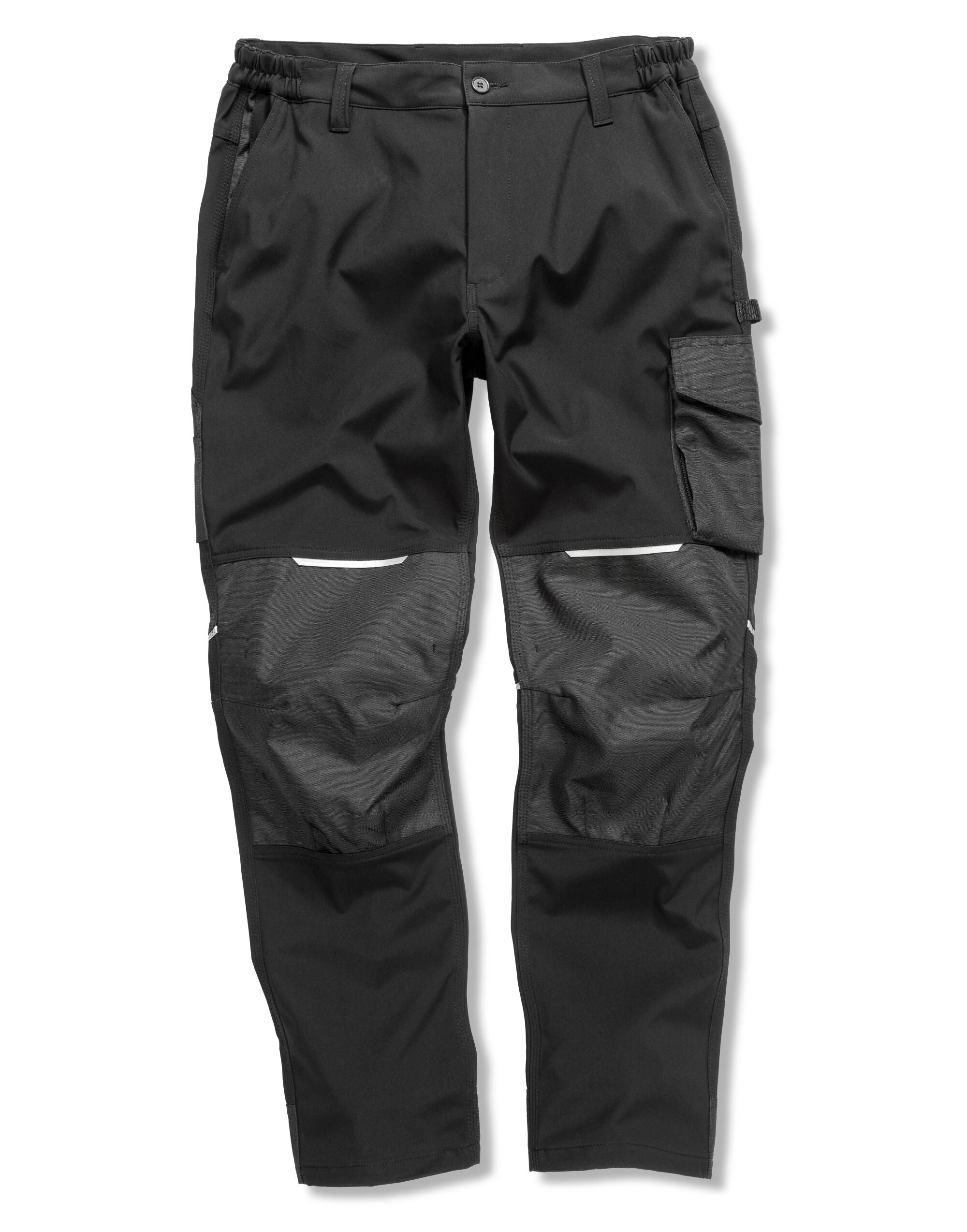 Result Workguard Slim Softshell Trousers R473X - Black - Customisable Trousers