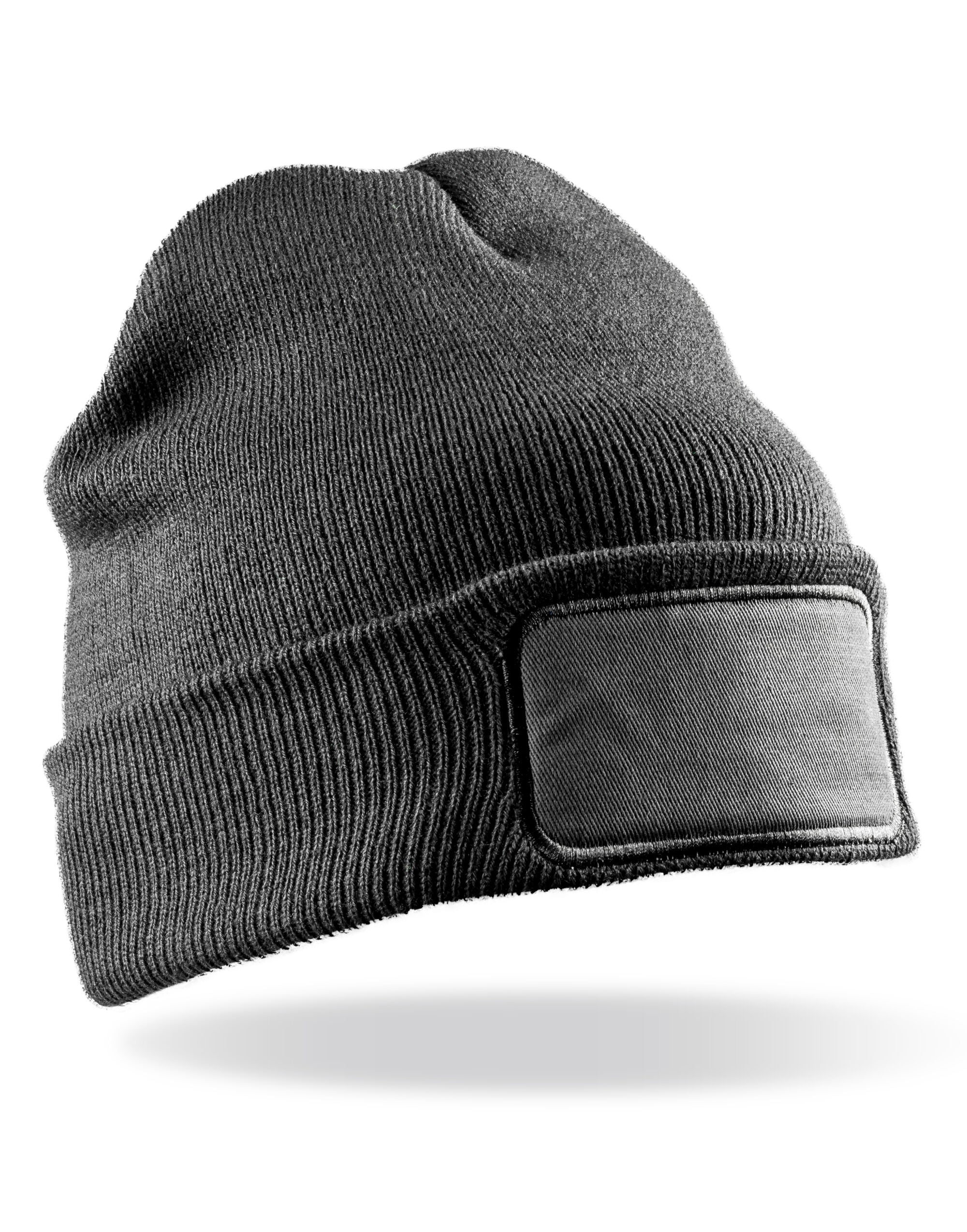 Result Winter Double Knit Printer Beanie rc027x - Grey O S - Customisable Caps