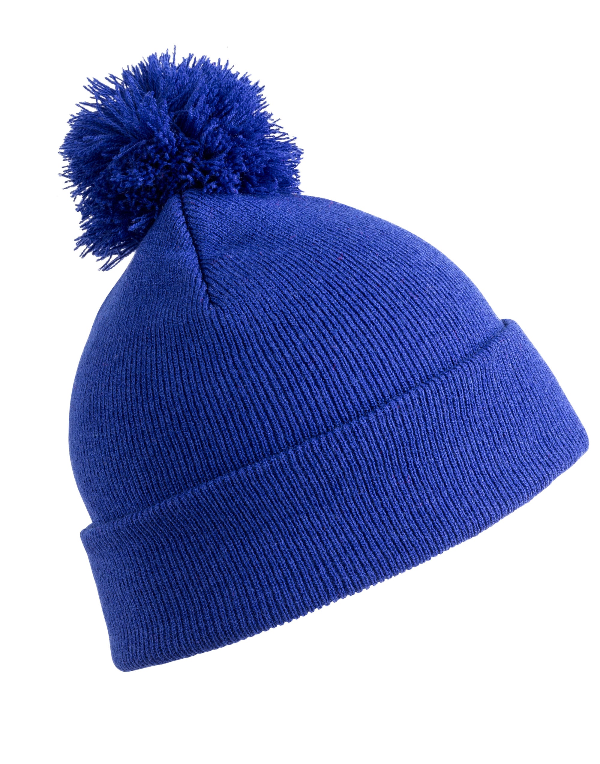 Result Winter Junior Pom Pom Beanie rc028j - Royal Blue O S - Customisable Caps