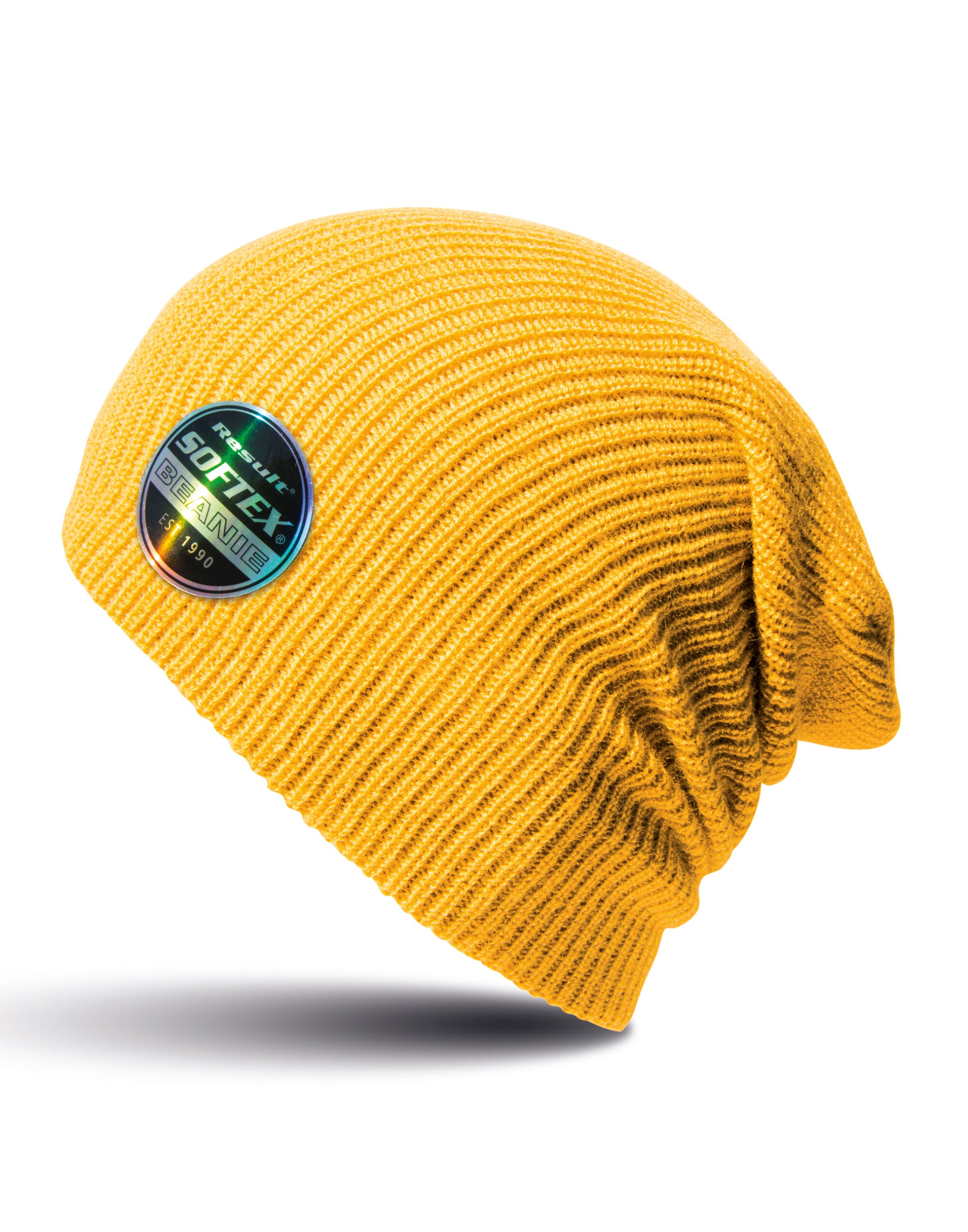 Result Core Softex Beanie Hat rc031x - Gold O S - Customisable Hats