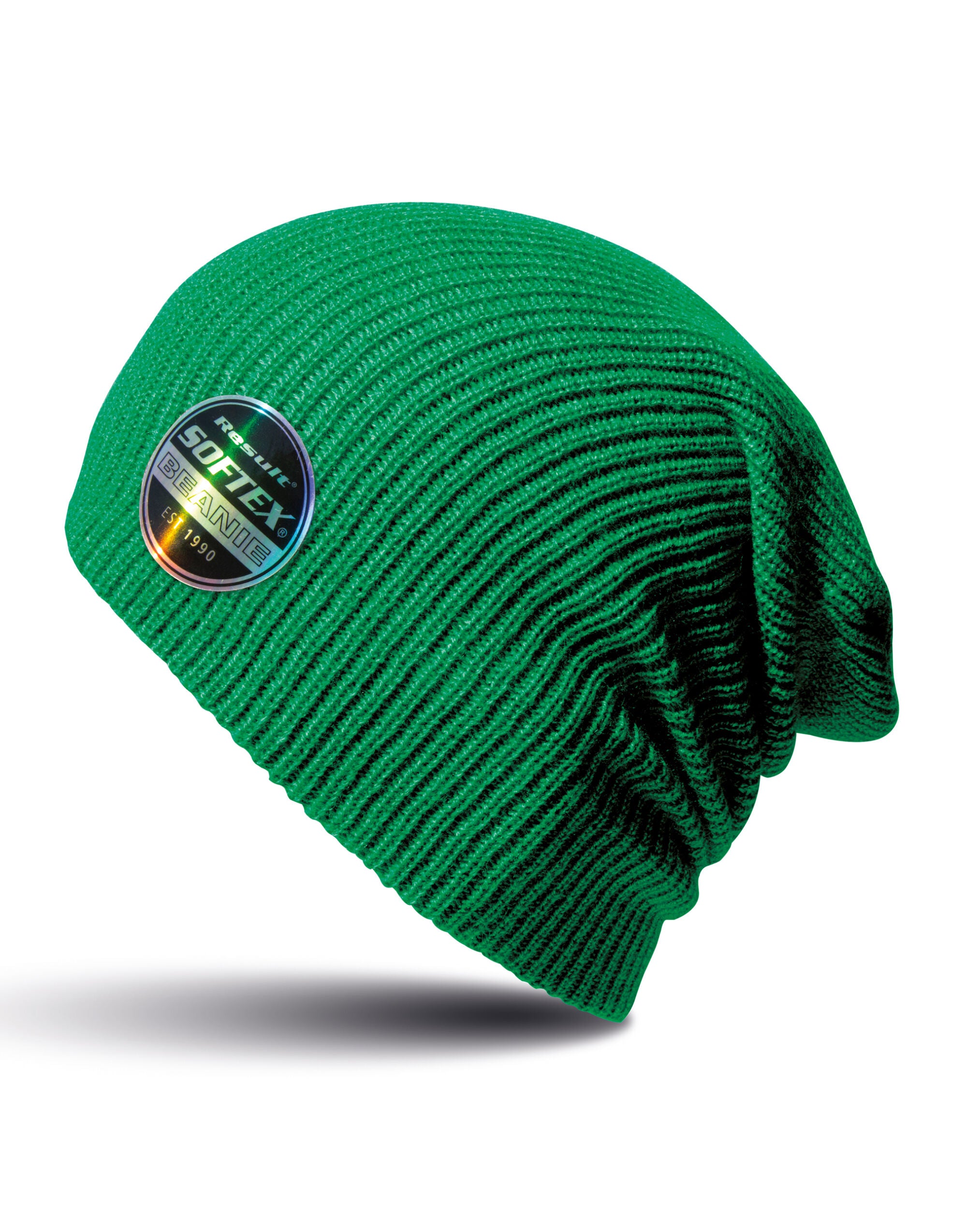 Result Core Softex Beanie Hat rc031x - Celtic Green O S - Customisable Hats