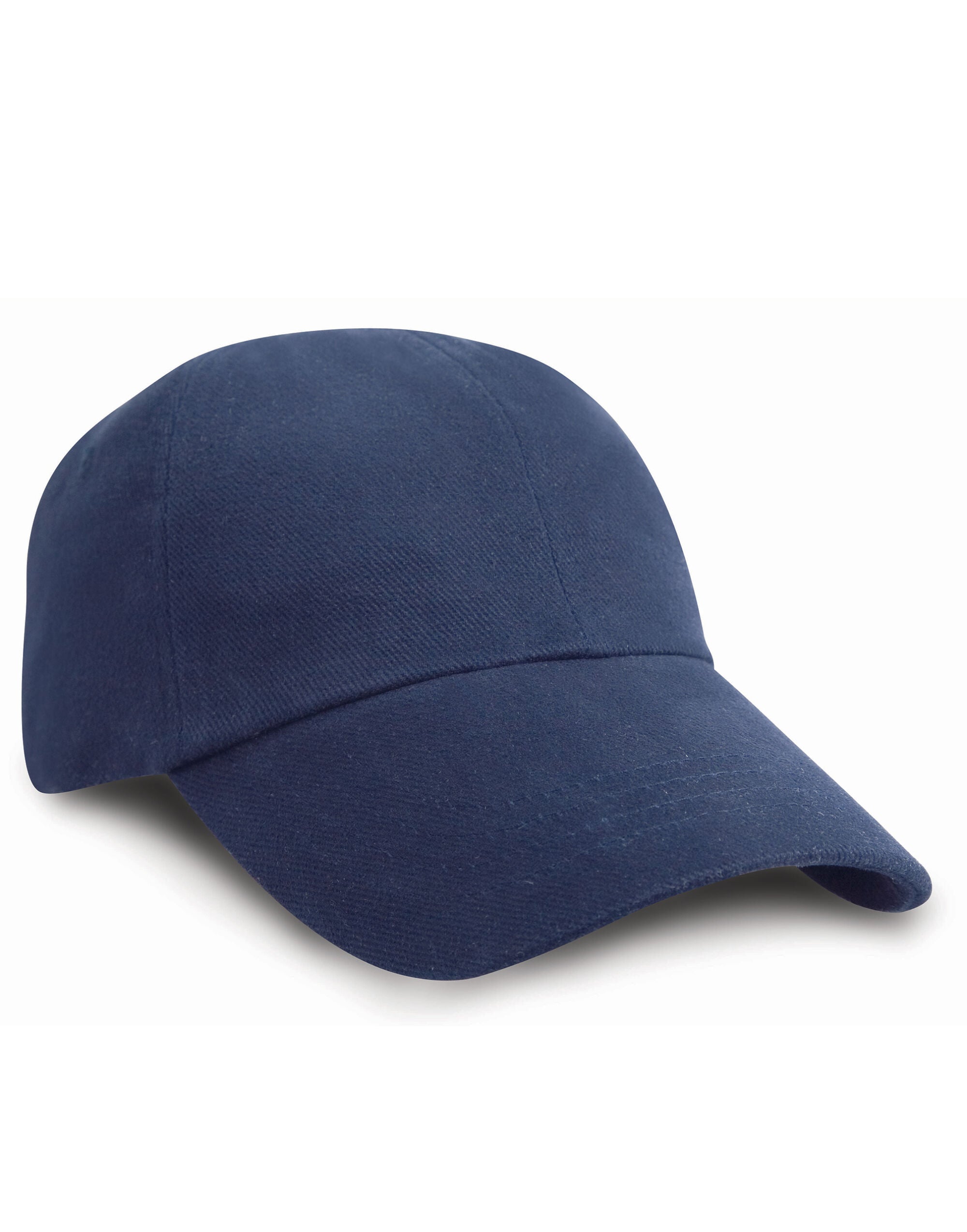 Result Low Profile Brushed Cotton Cap rc24 - Navy O S - Customisable Caps